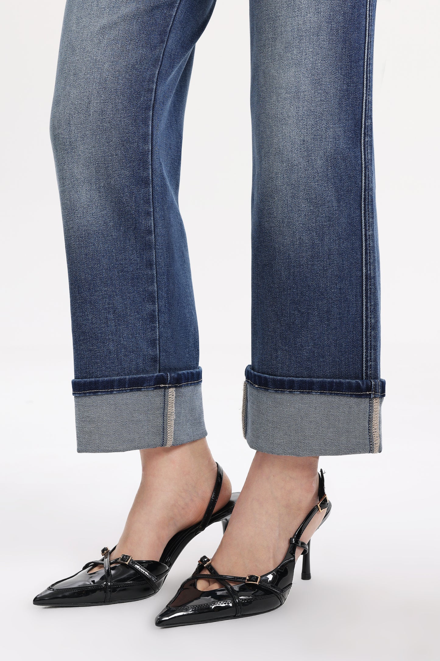 High Rise Relaxed Straight Jeans OST5033
