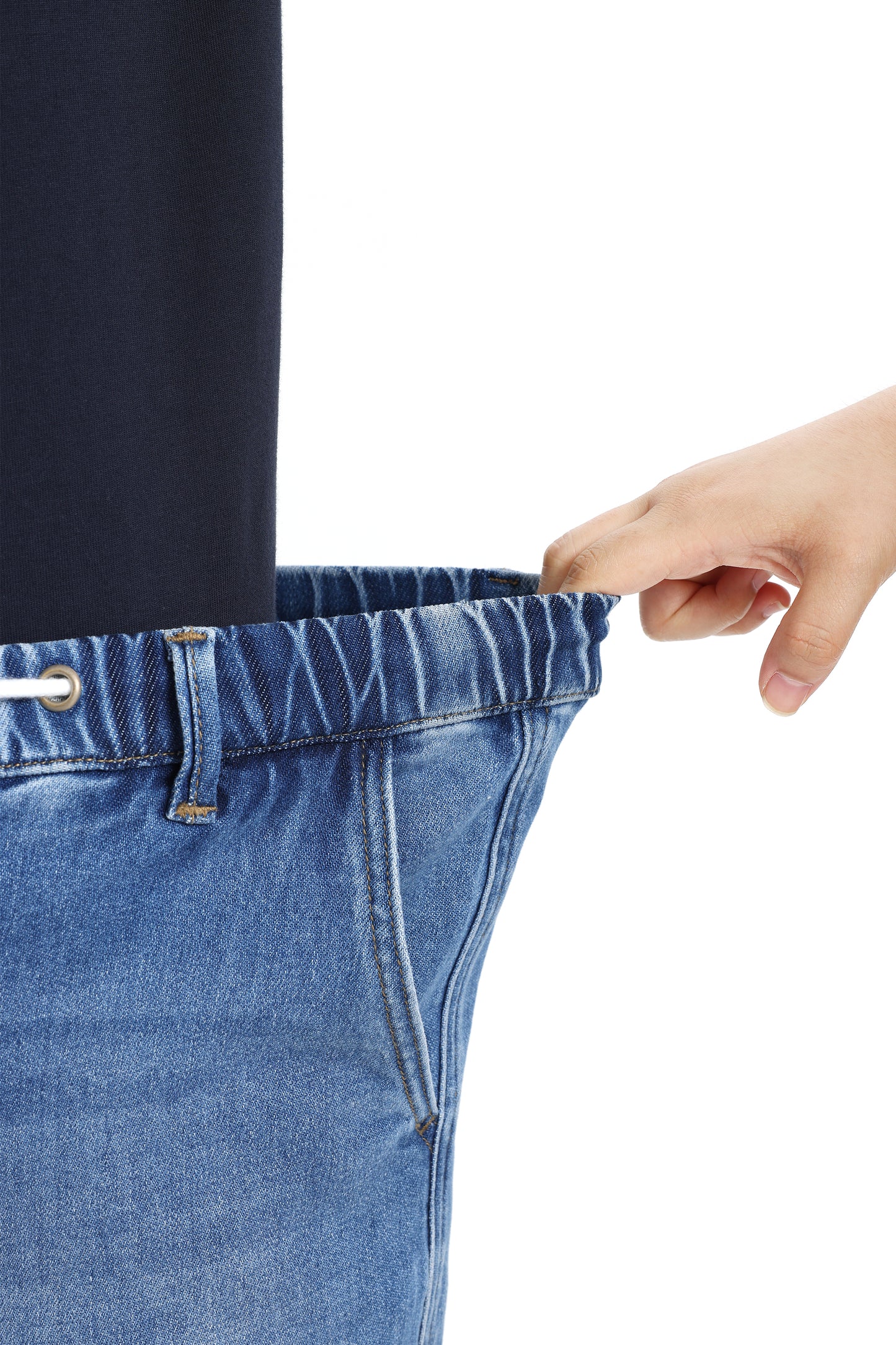 High Rise Wide Leg Denim Jeans OSW8093