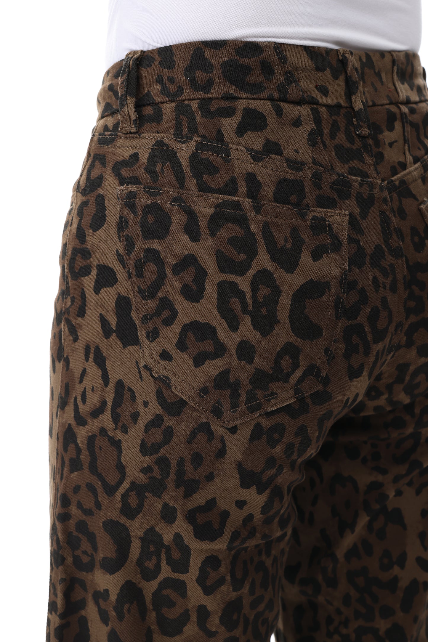 Mid Rise Wide Leg Petite Denim Jeans OSW8019-SP