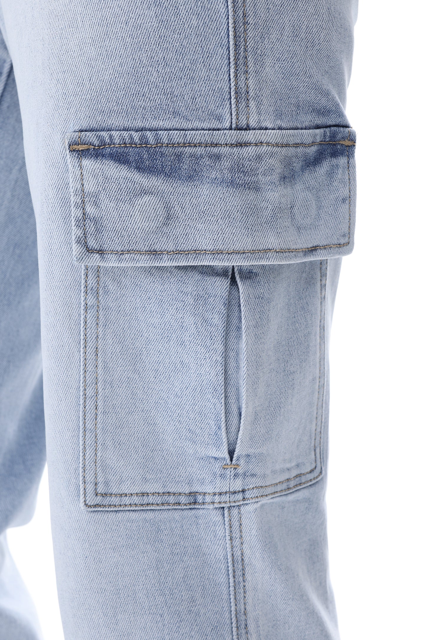 HIGH RISE STRAIGHT CARGO ANKLE JEANS ESFT640519