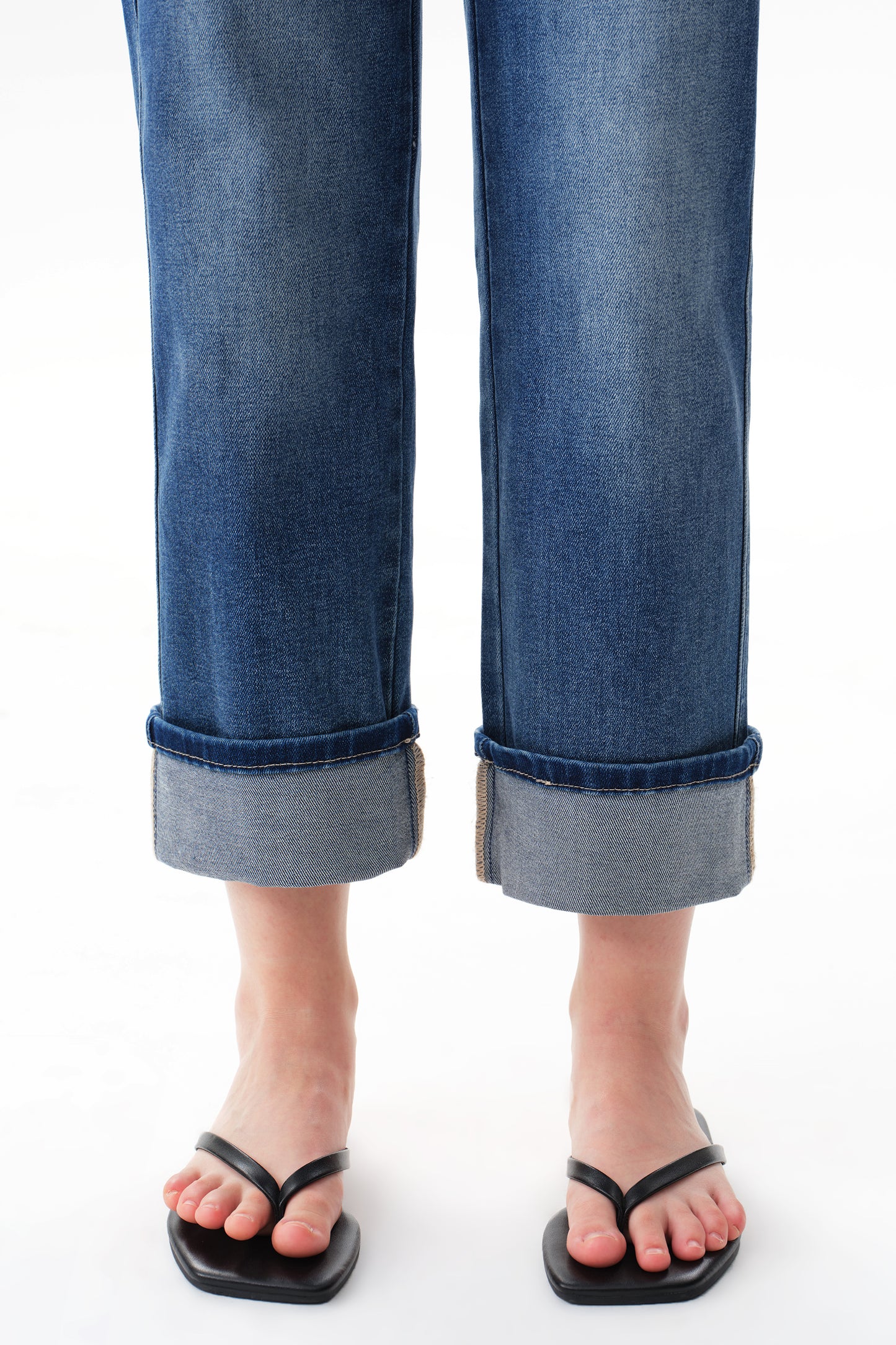 High Rise Relaxed Straight Jeans OST5033