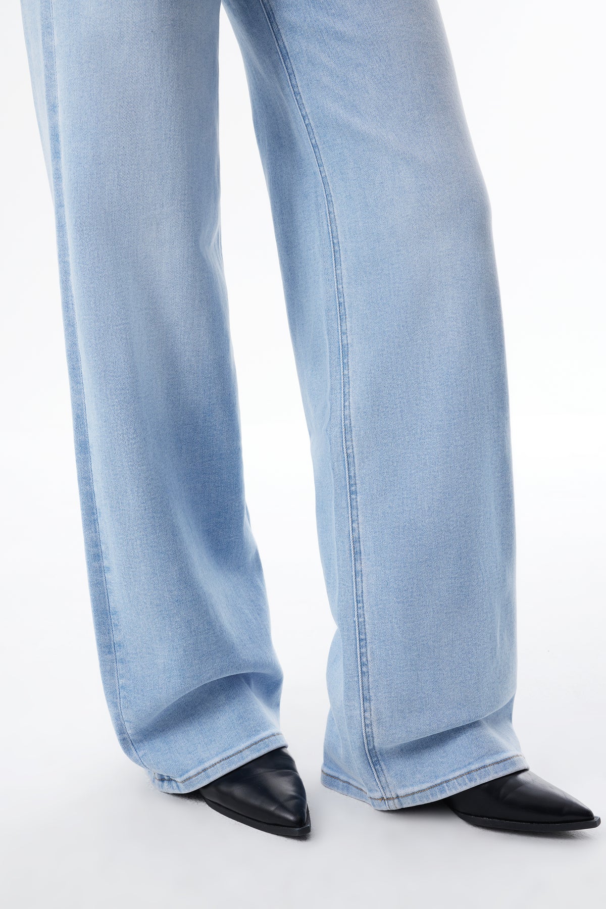 MID RISE WIDE LEG JEANS OSW8001T