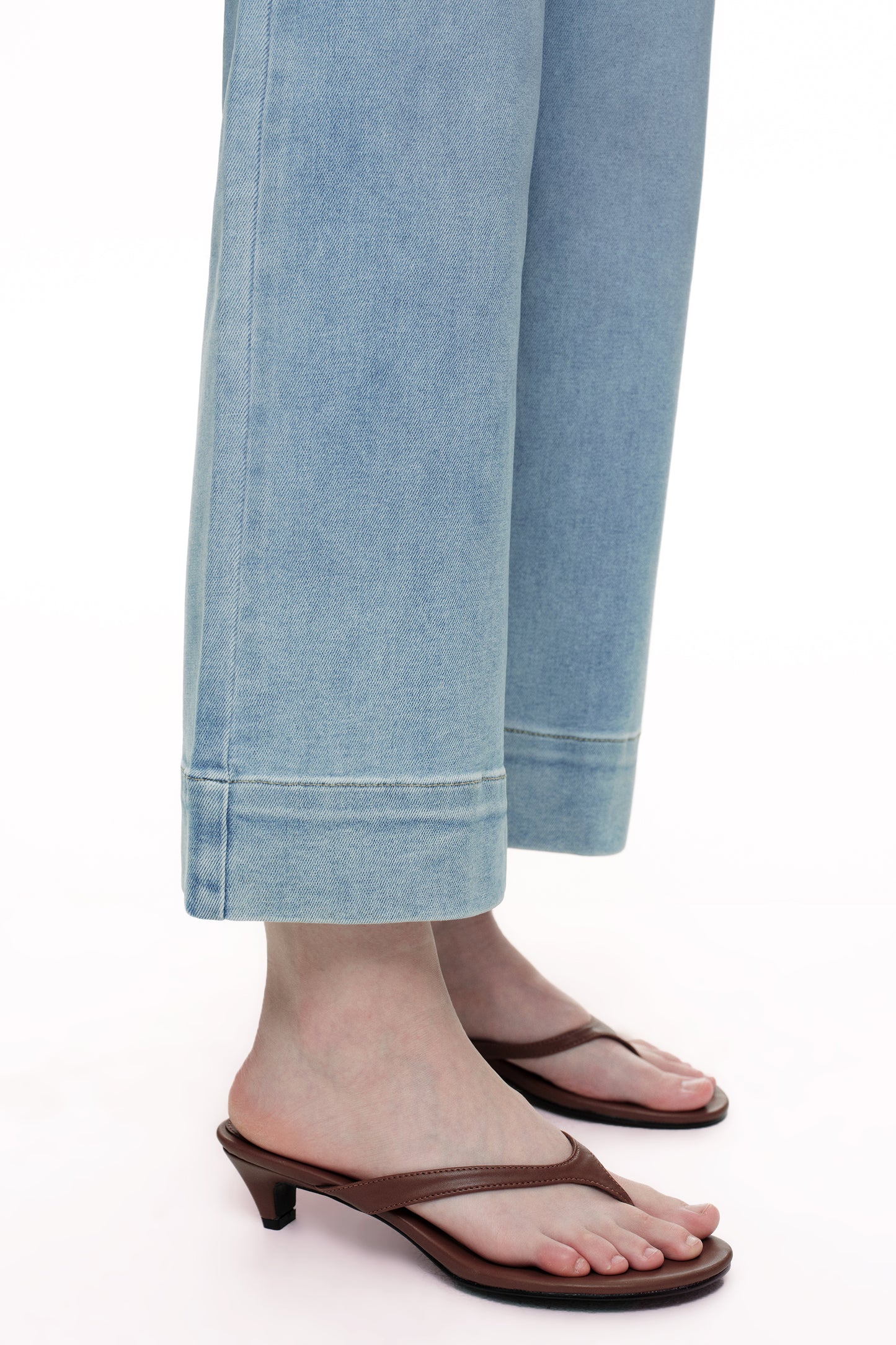 High Rise Wide Leg Denim Jeans - Regular & Petite OSW8099