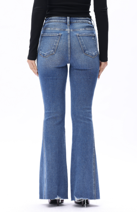 High Rise Flare Full Jeans ESFF630108