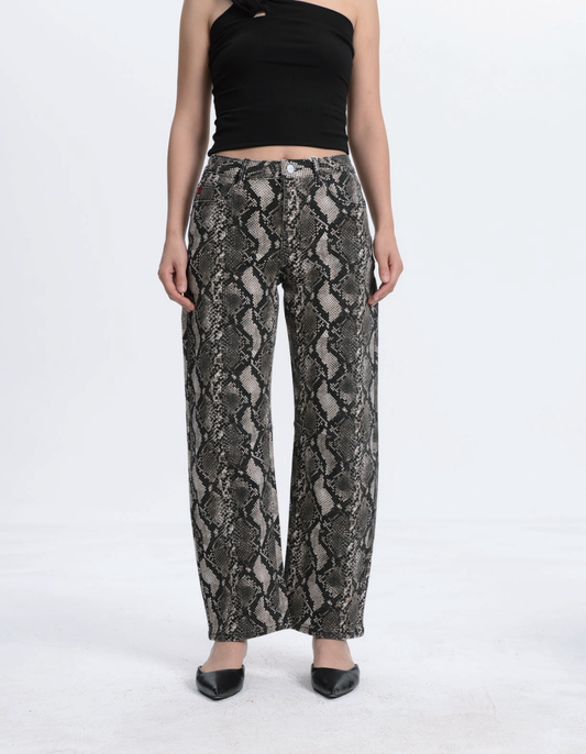 High Rise Baby Barrel Full Pants ESFO630X05