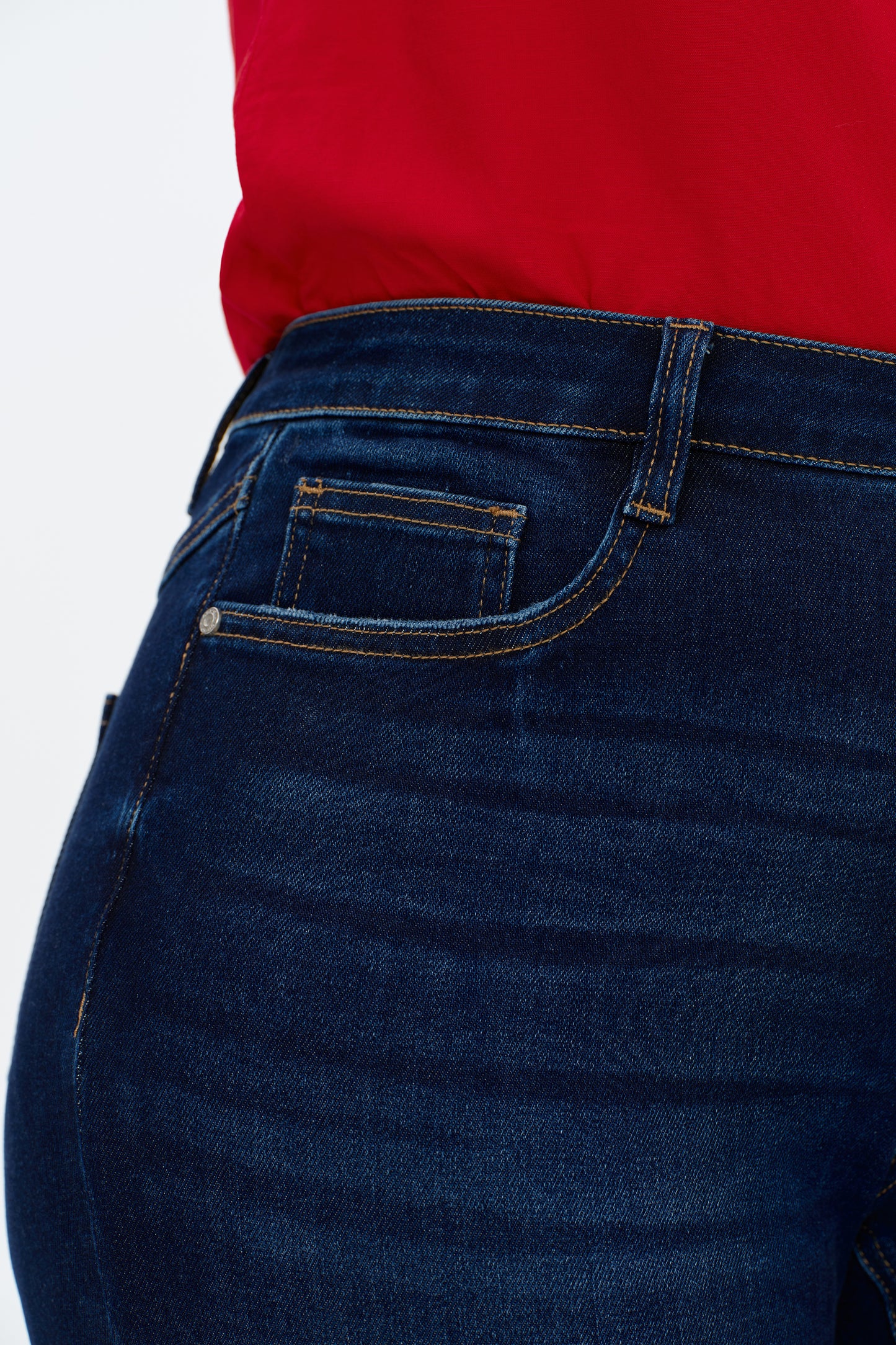 MID RISE BOOTCUT DENIM JEANS OSF1150-P