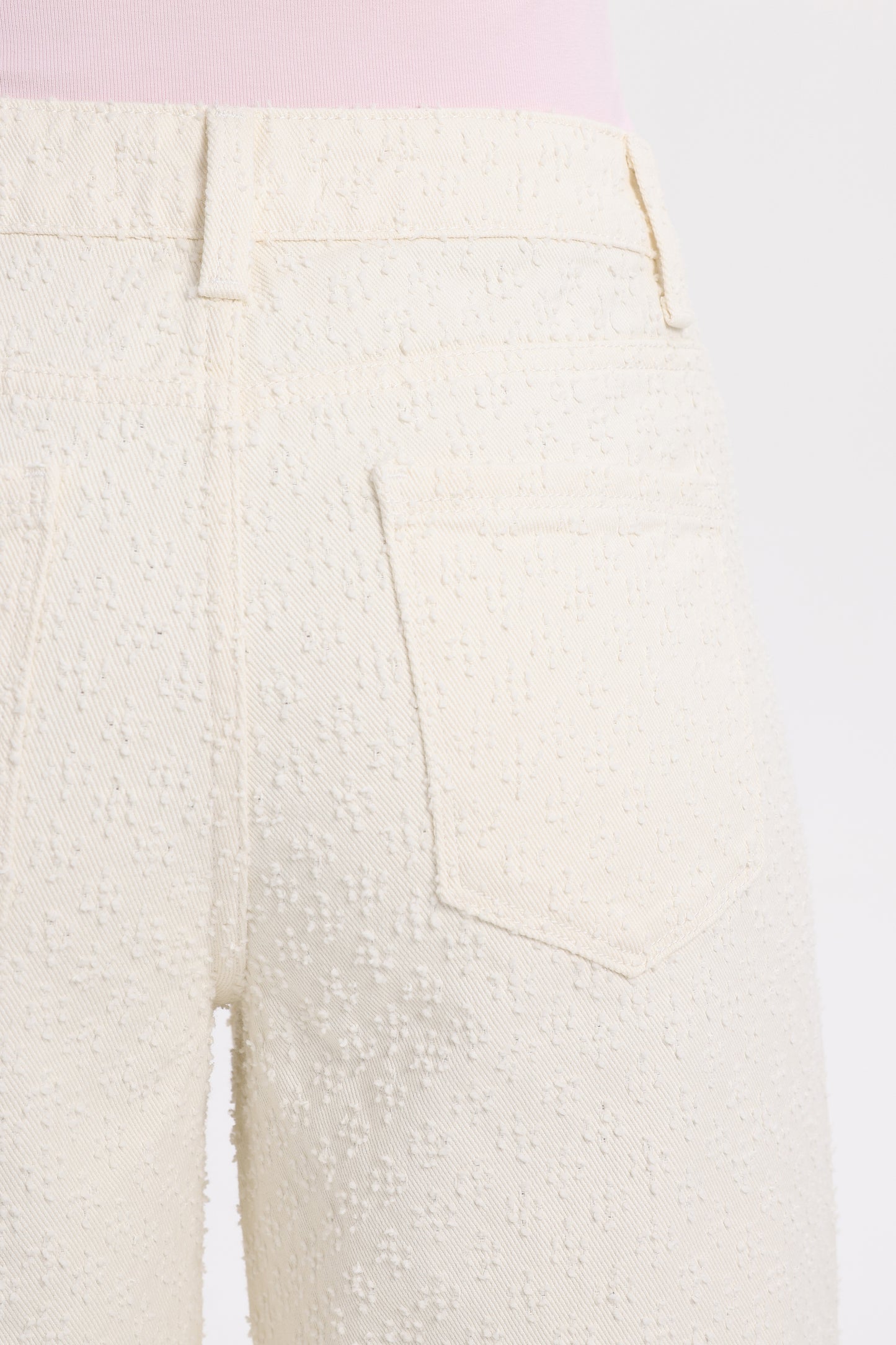 White High Waist Wide Leg Pants OSW8026