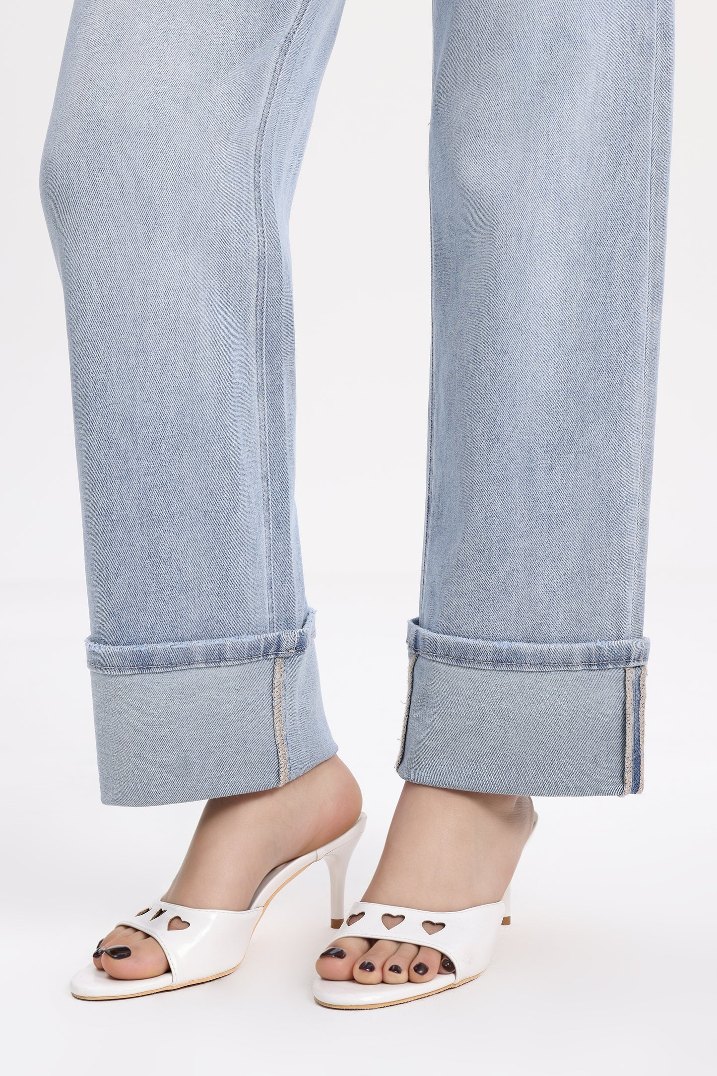 HIGH RISE STRAIGHT DENIM JEANS OST5030