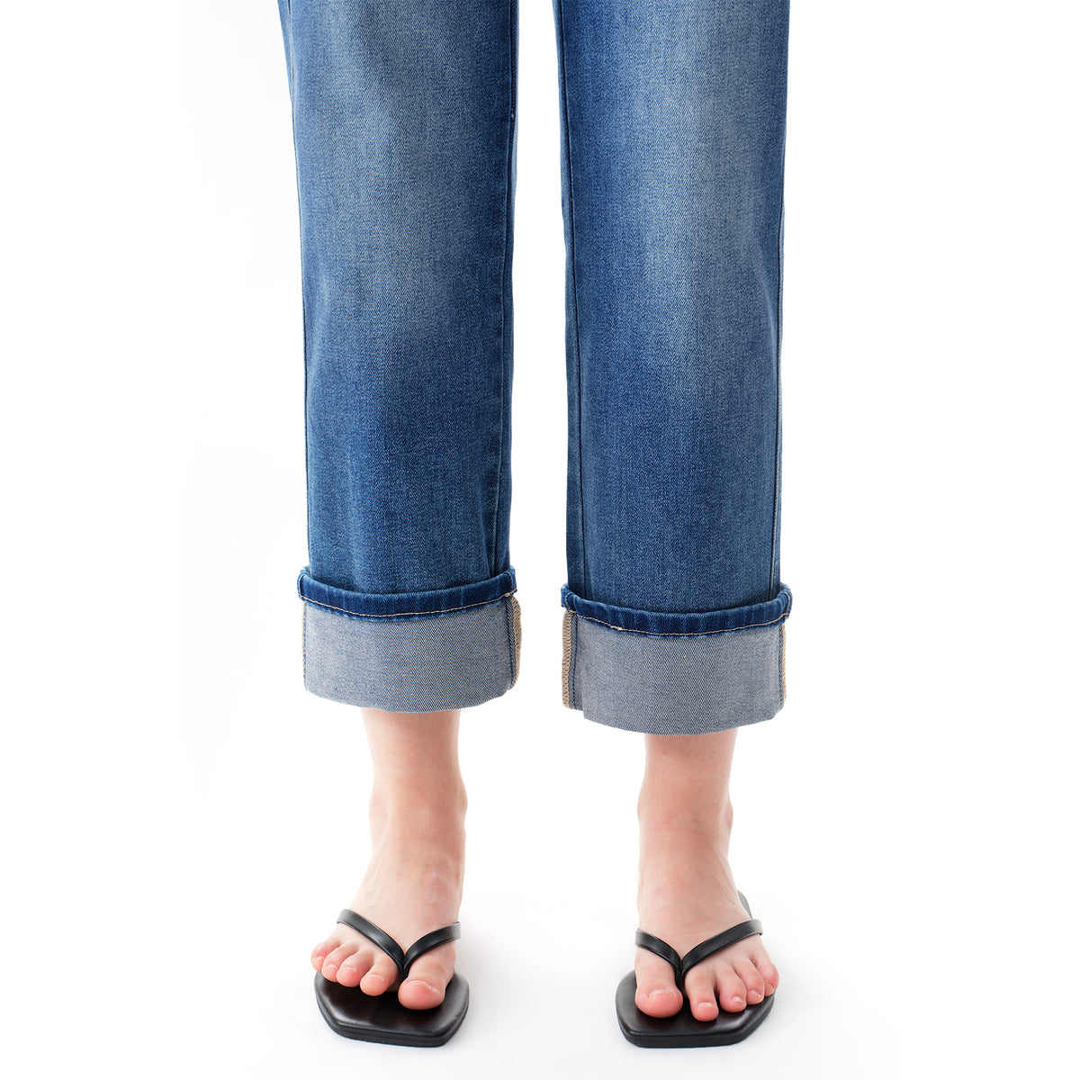 PLUS HIGH RISE RELAXED STRAIGHT OST5033-P