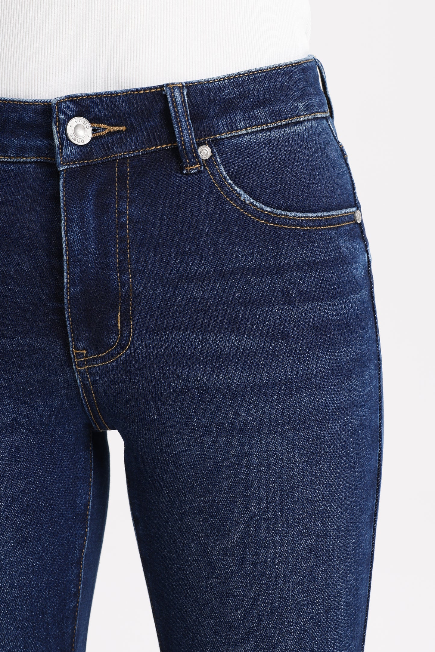 Flattering High Rise Flare Denim Jeans OSF1148EC