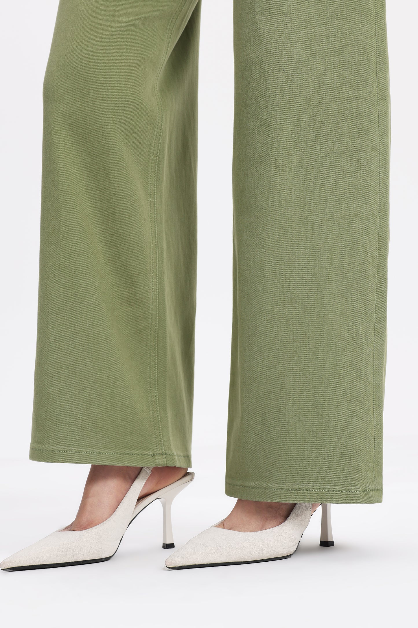 Mid Rise Baggy BBL Wide Leg Denim Jeans OSW8001