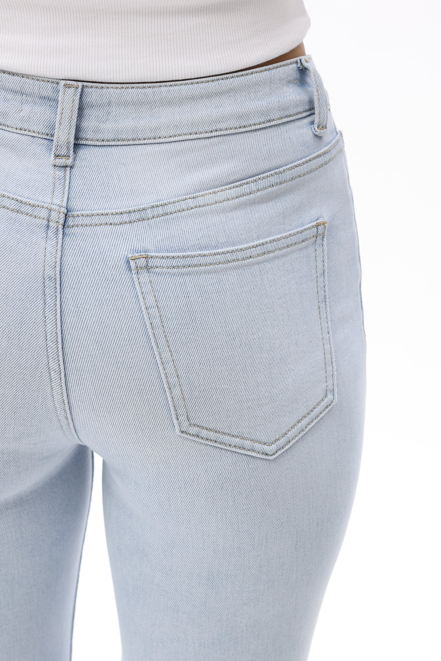 High Rise Bootcut Denim Jeans OSF1149