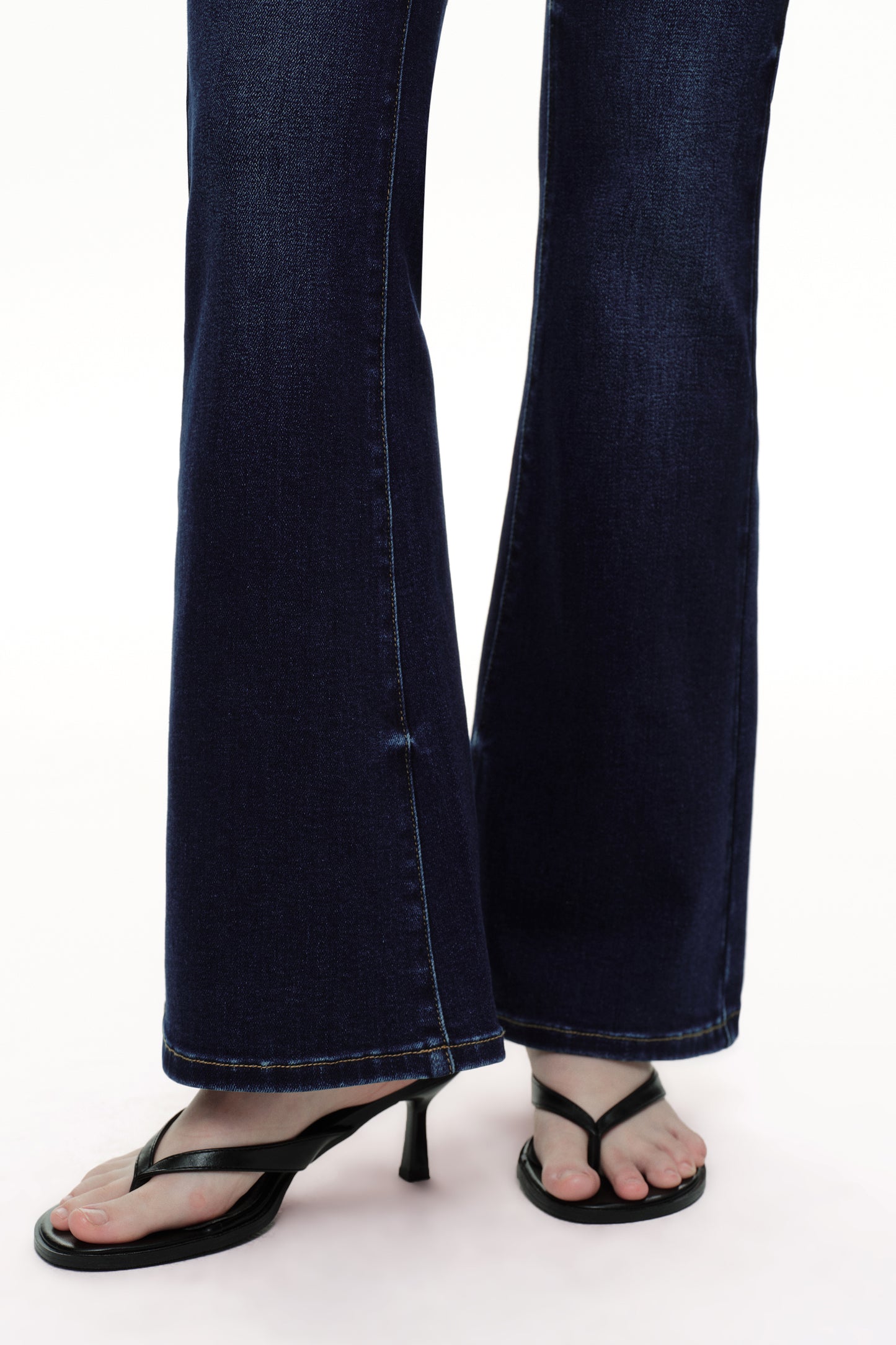 Flattering High Rise Flare Denim Jeans OSF1148EC