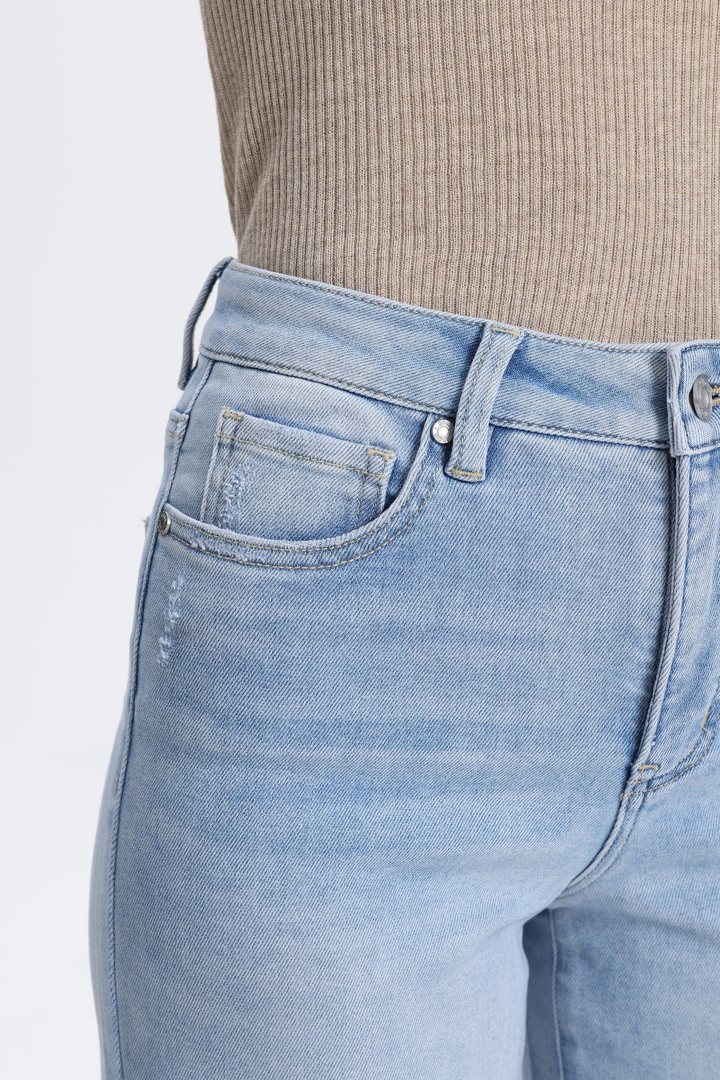 High Rise Wide Leg Denim Jeans - Regular & Petite OSW8099