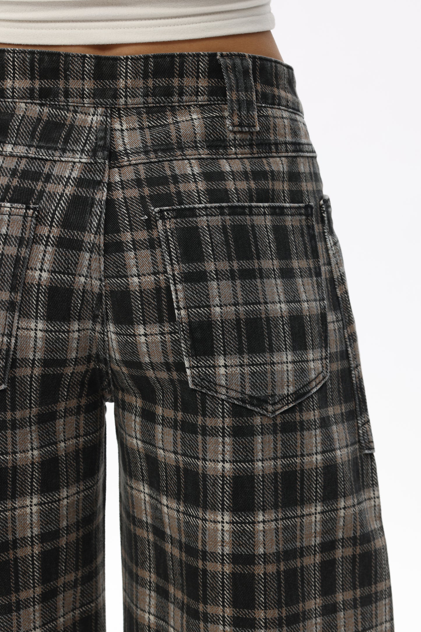 Baggy Bohemia Mid Rise Barrel Print Pants OSOX011