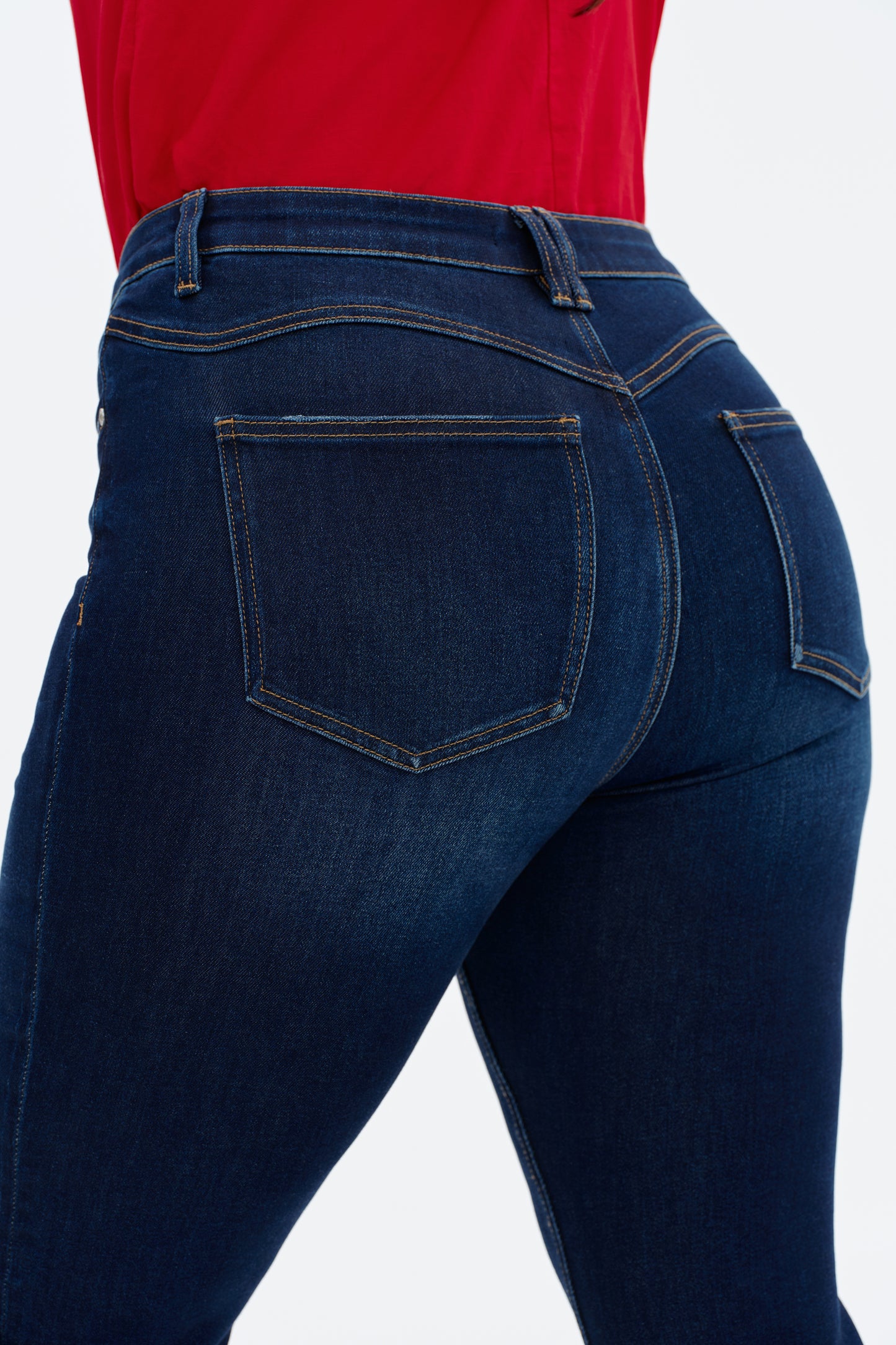 MID RISE BOOTCUT DENIM JEANS OSF1150-P