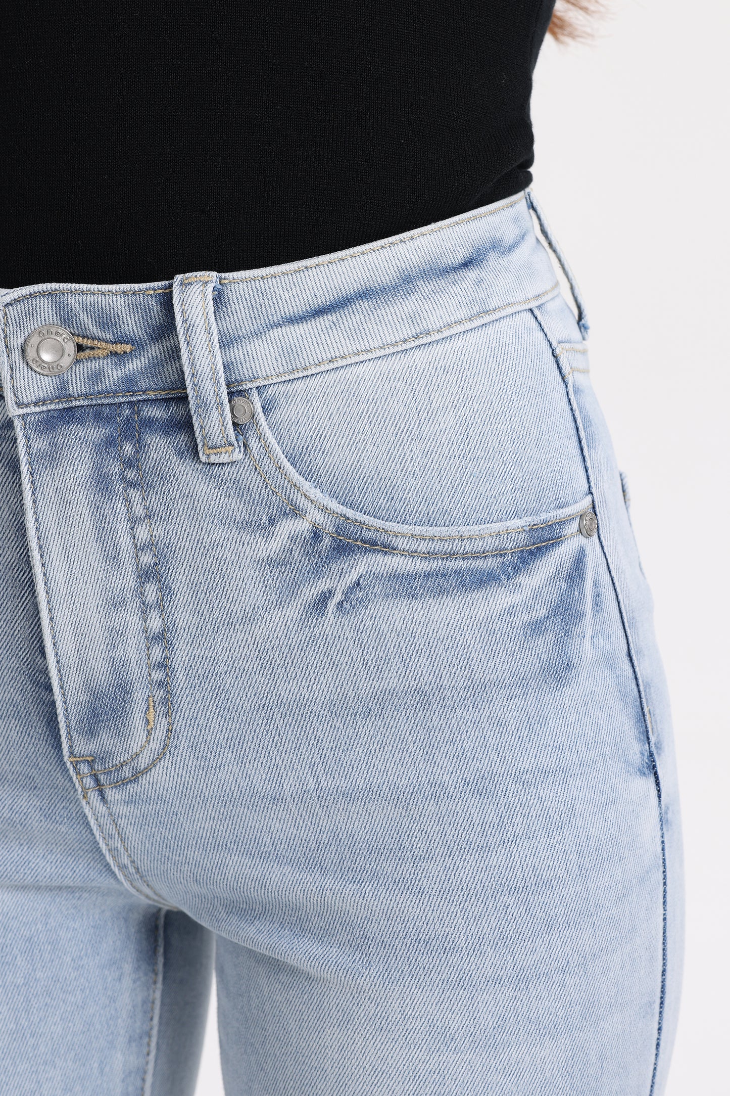 High Rise Bootcut Denim Jeans OSF1143EC