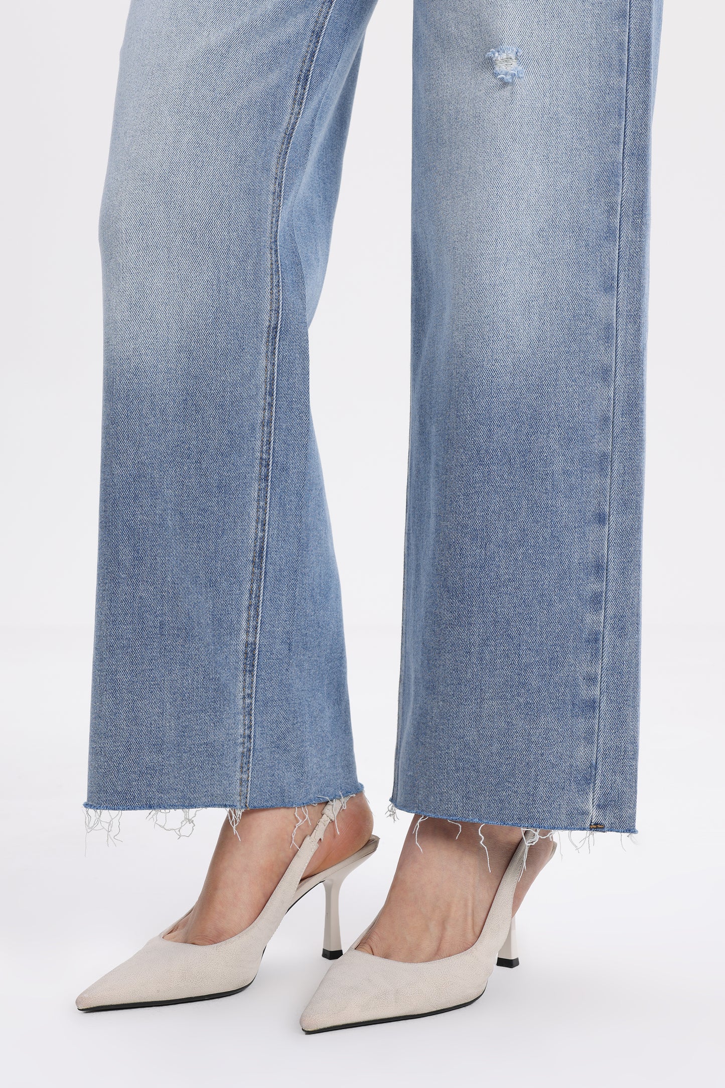 High Rise Ankle Straight Leg Jeans OST5032EC