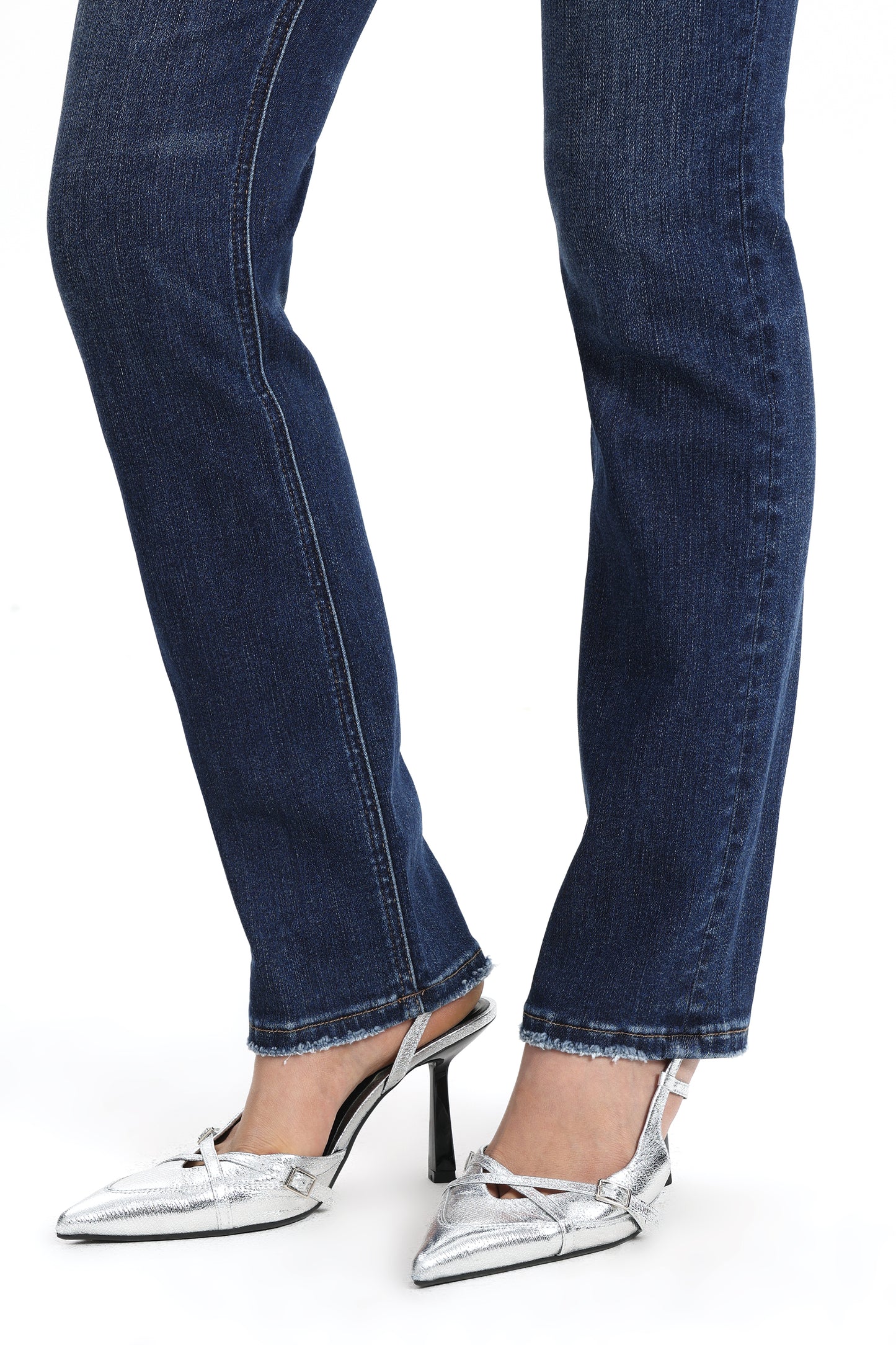 Mid Rise Straight Denim Jeans OSTM5001EC