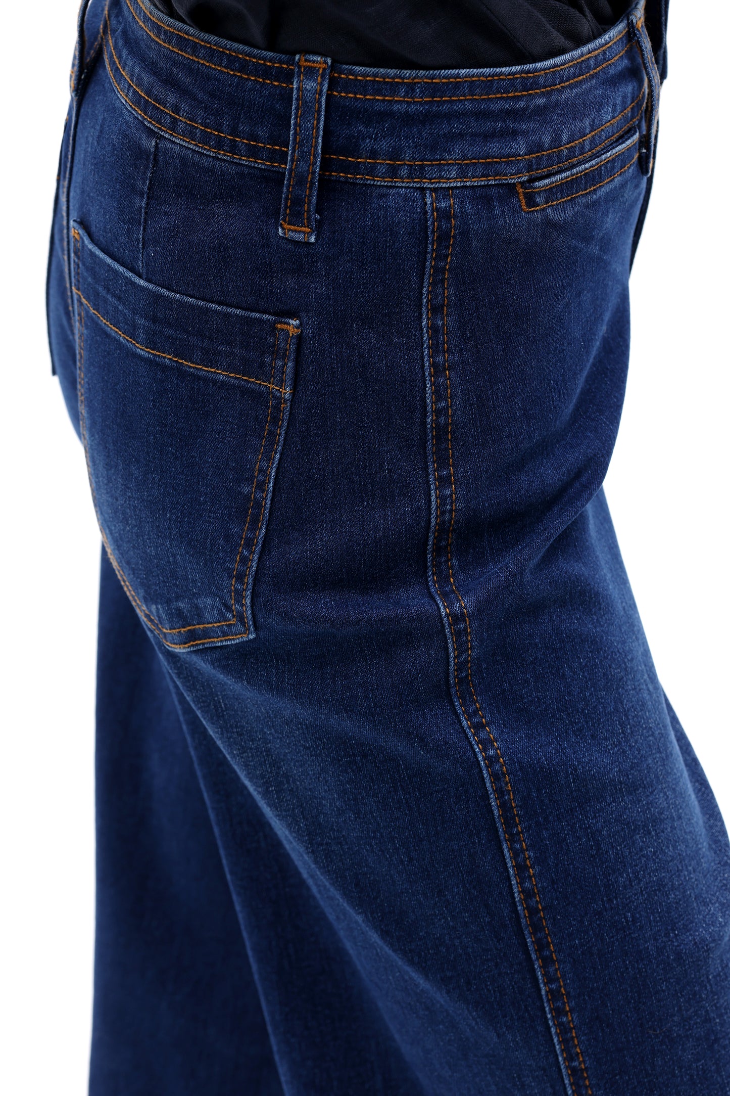 Flowy Silhouette High Rise Wide Leg Relaxed Jeans OSW8016EC