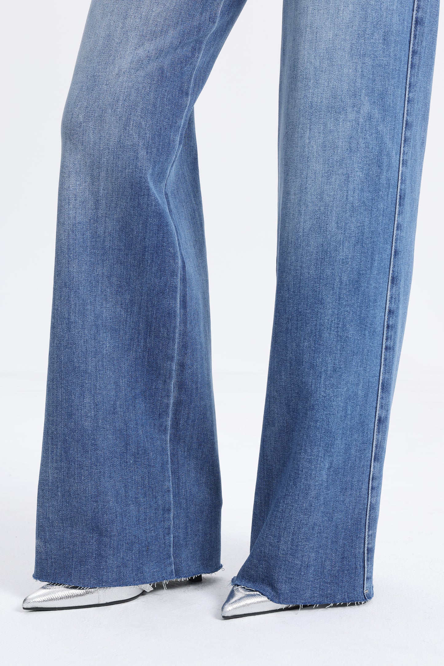 Mid Rise Wide Leg Tall Denim Jeans OSW8019-LT