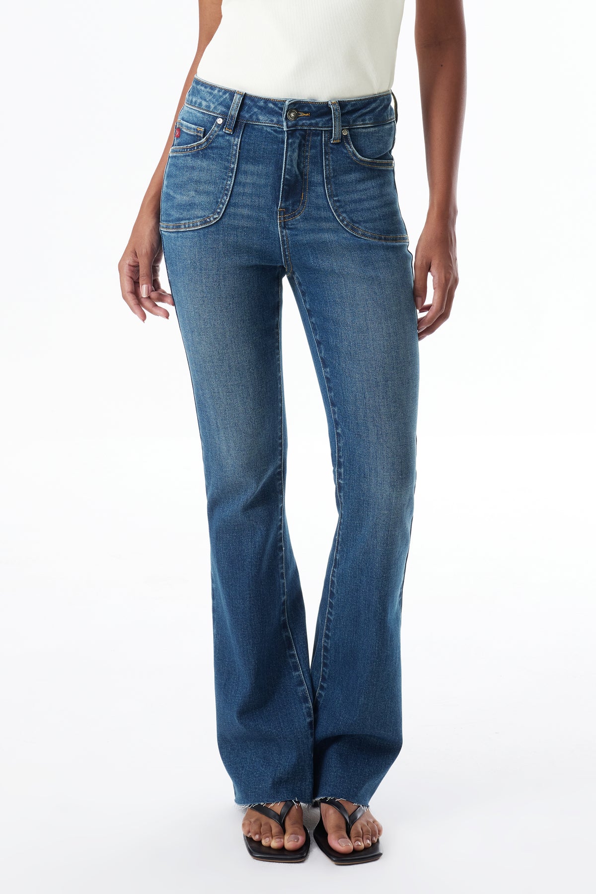 The Nova High Rise Bootcut Full Jeans ESFF640111