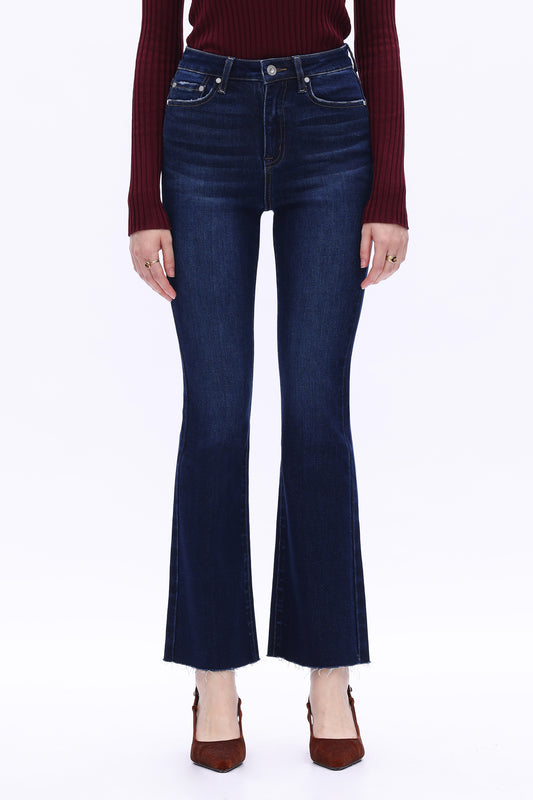 Flattering High Rise Bootcut Flare Denim Jeans OSF1137
