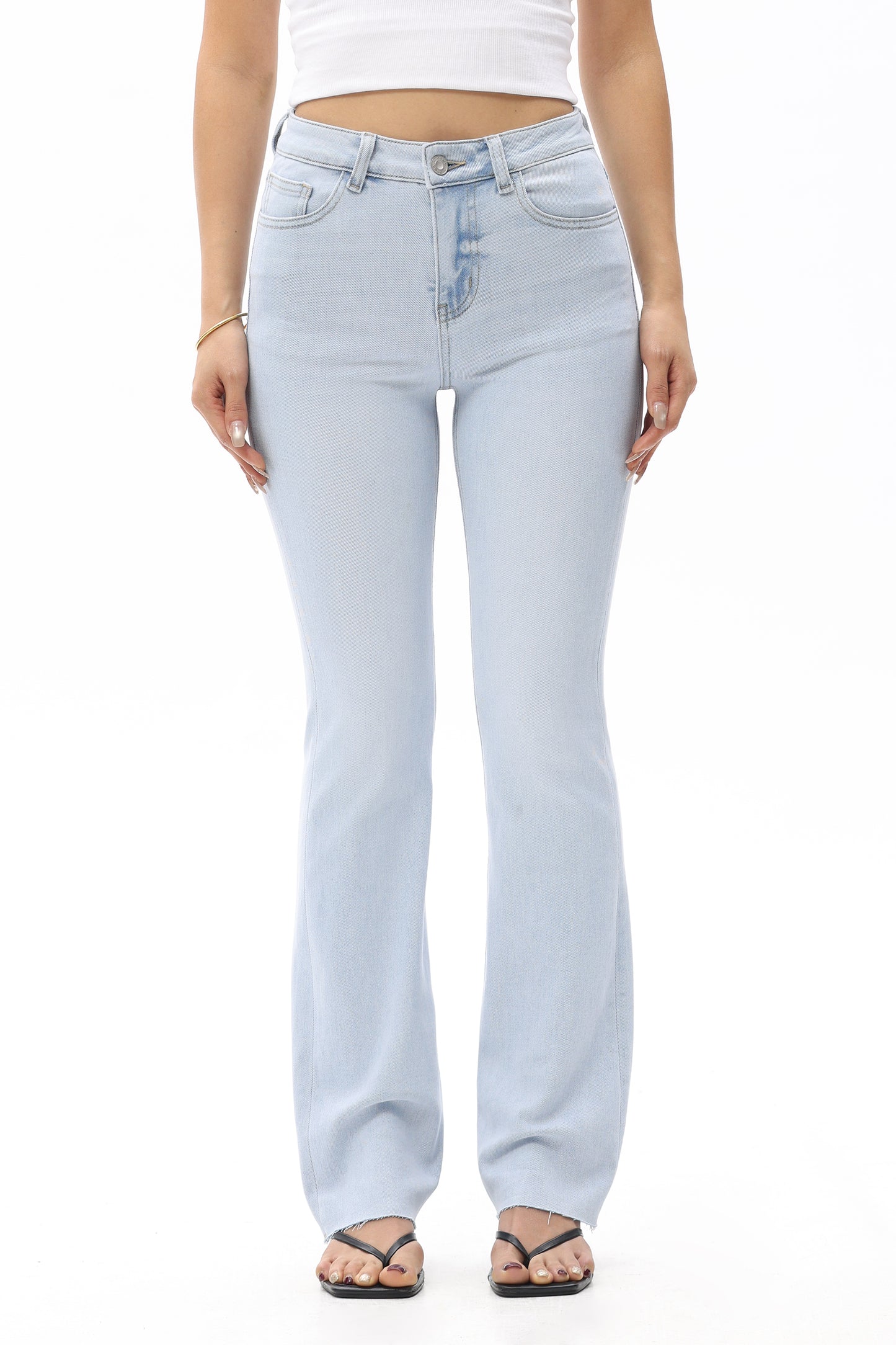 High Rise Bootcut Denim Jeans OSF1149