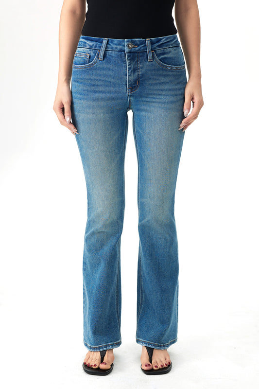 MID RISE BOOTCUT FULL JEANS ESFF630112