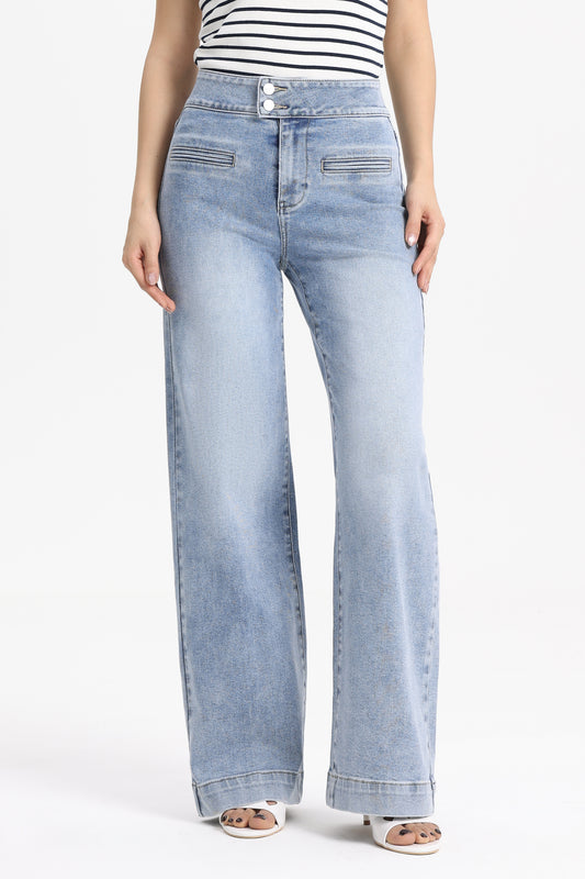 Modern Silhouette Super High Rise Wide Leg Jeans OSW8146