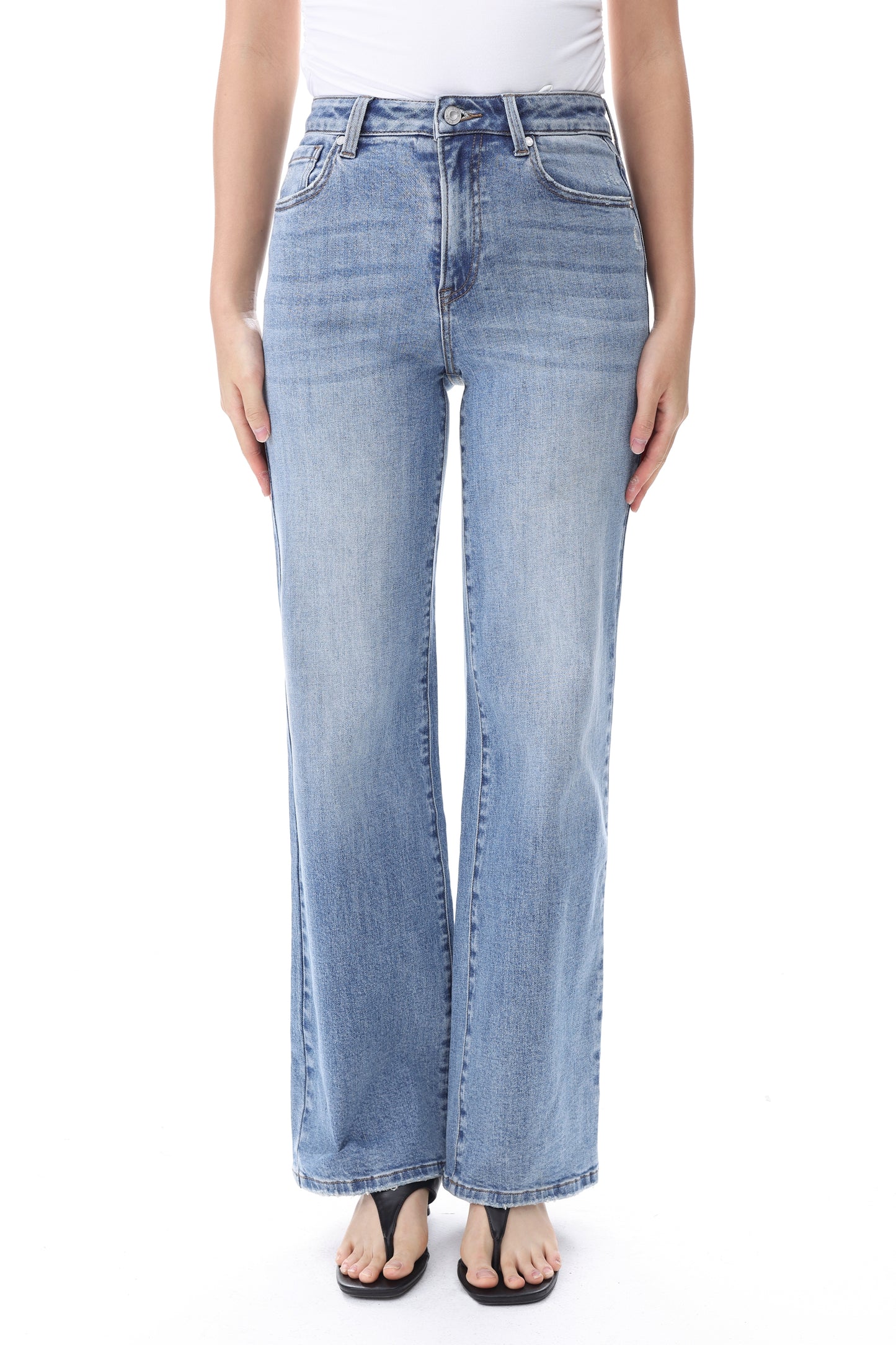 High Rise 90's Full Jeans ESFT630511