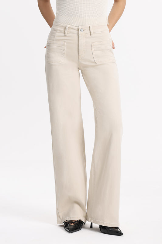 Mid Rise Straight Pants OST5068
