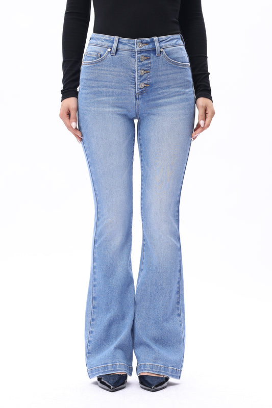 High Rise Bootcut Full Jeans ESFF620102