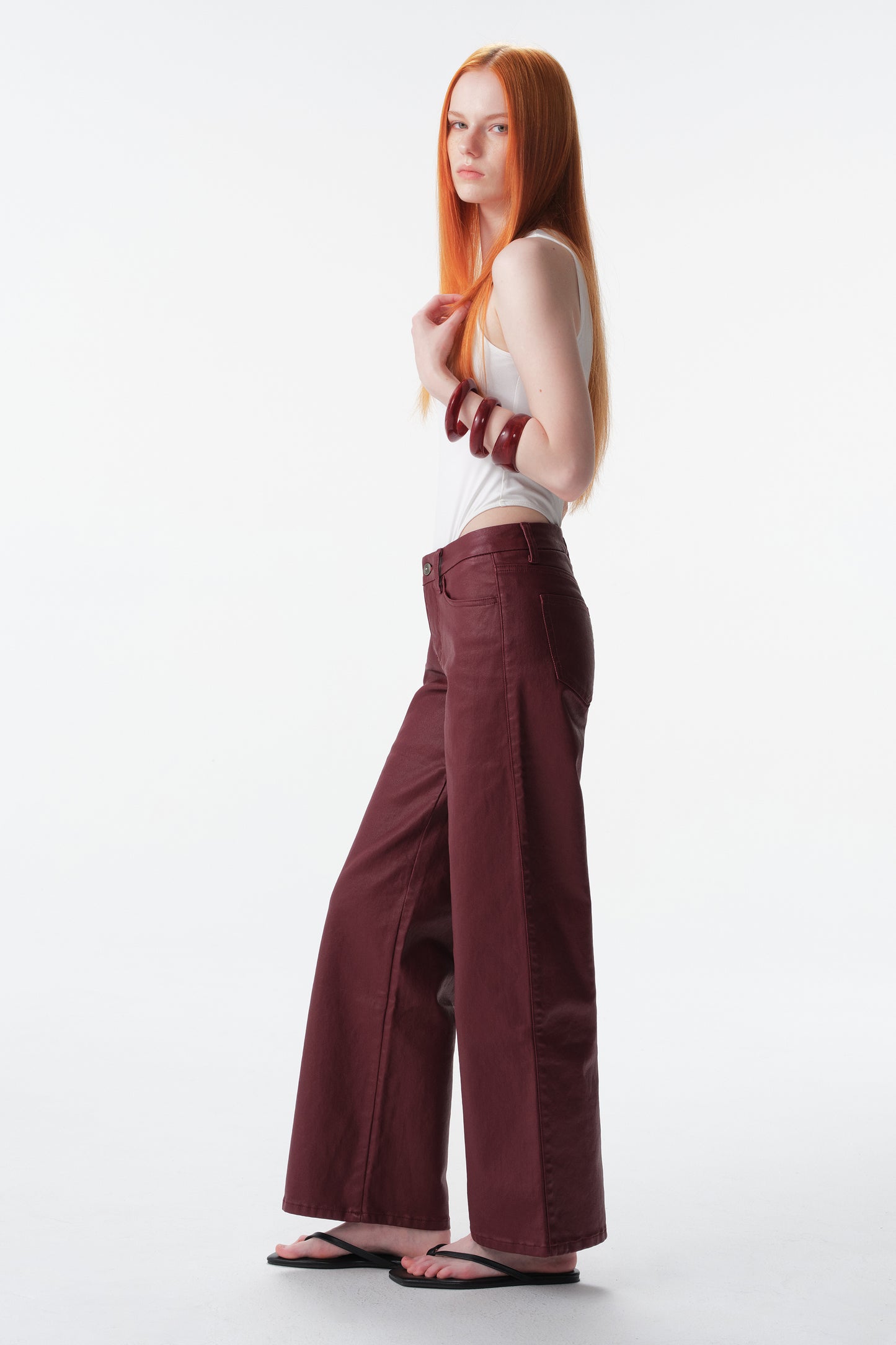 MID RISE WIDE LEG FULL JEANS ESFW640819