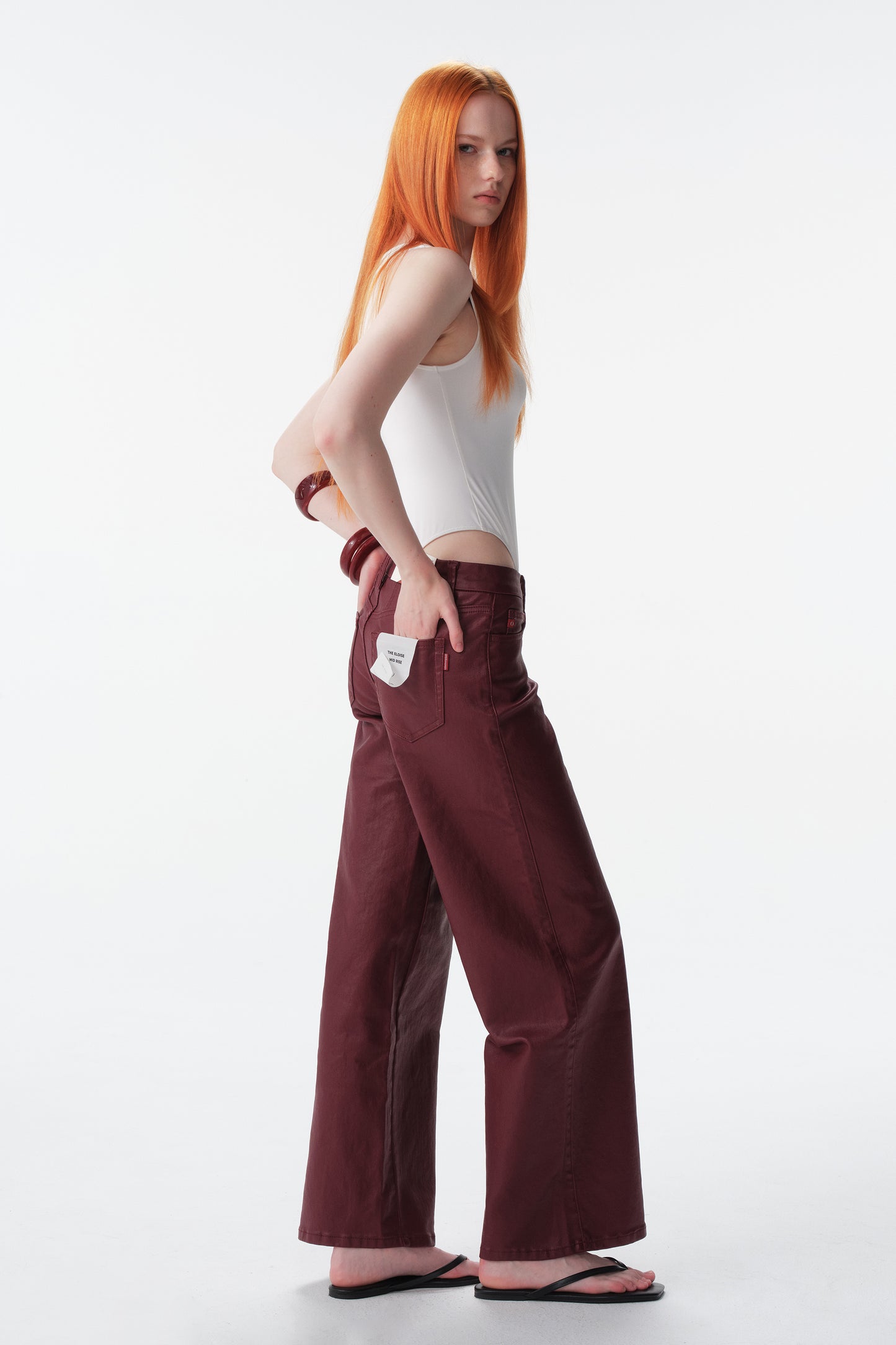 MID RISE WIDE LEG FULL JEANS ESFW640819