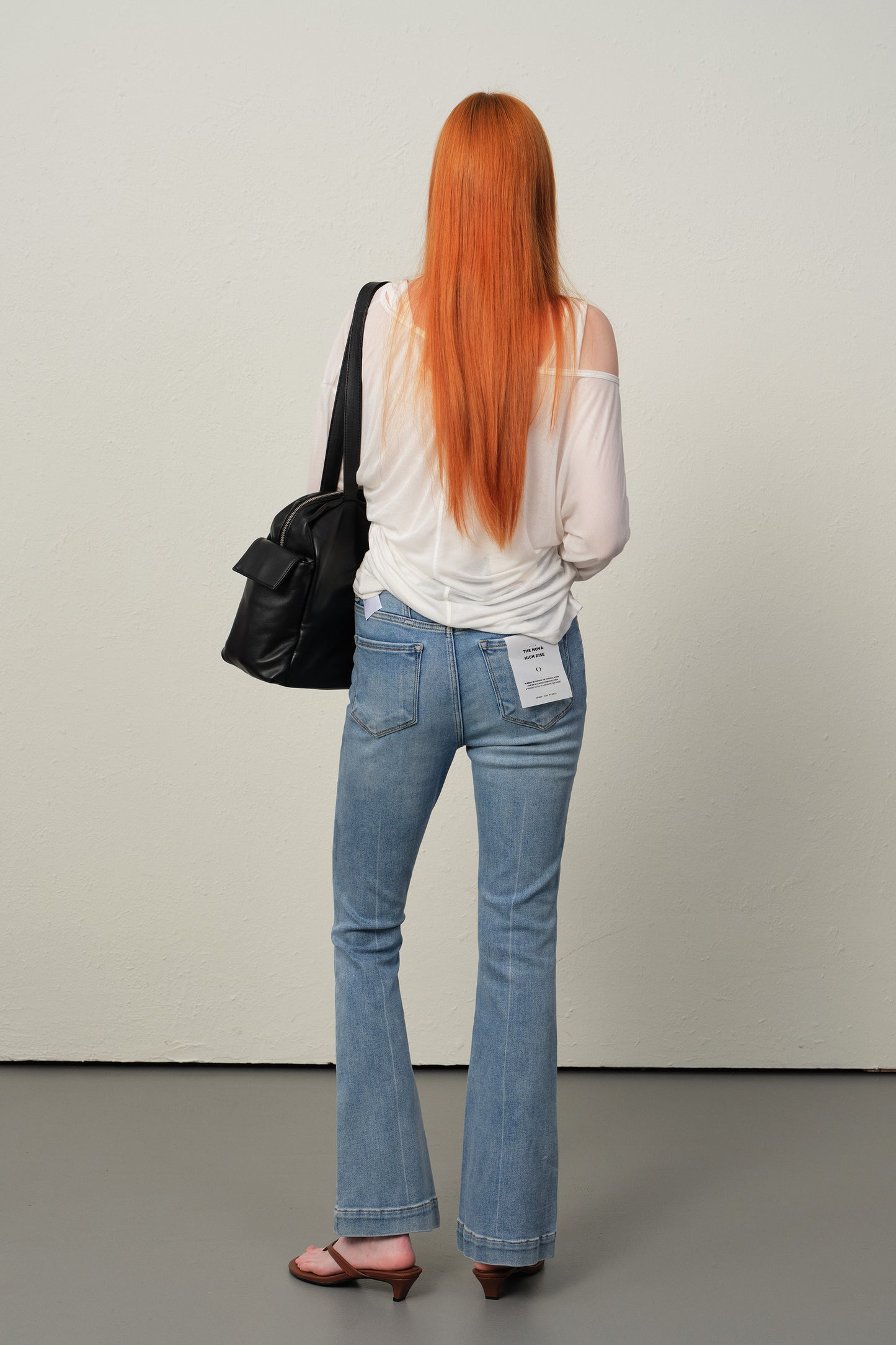 HIGH RISE BOOTCUT FULL JEANS ESFF640110