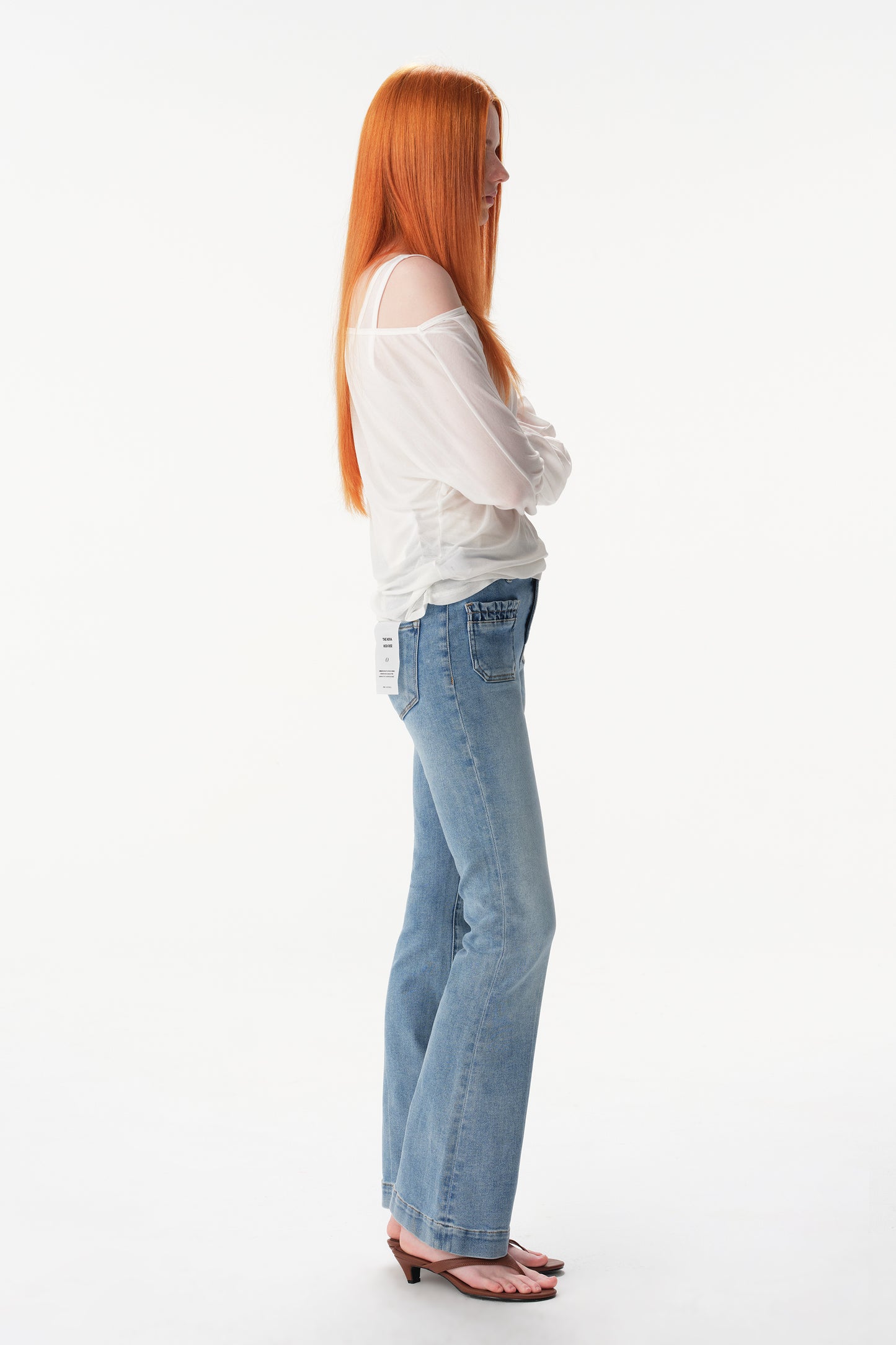 HIGH RISE BOOTCUT FULL JEANS ESFF640110