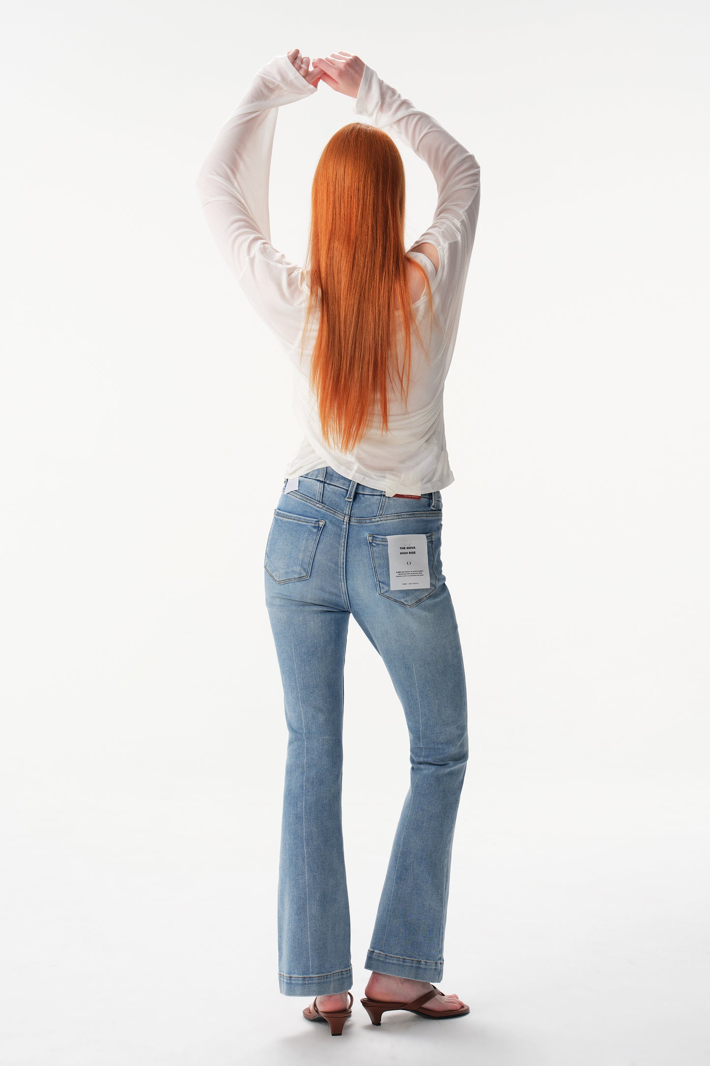 HIGH RISE BOOTCUT FULL JEANS ESFF640110