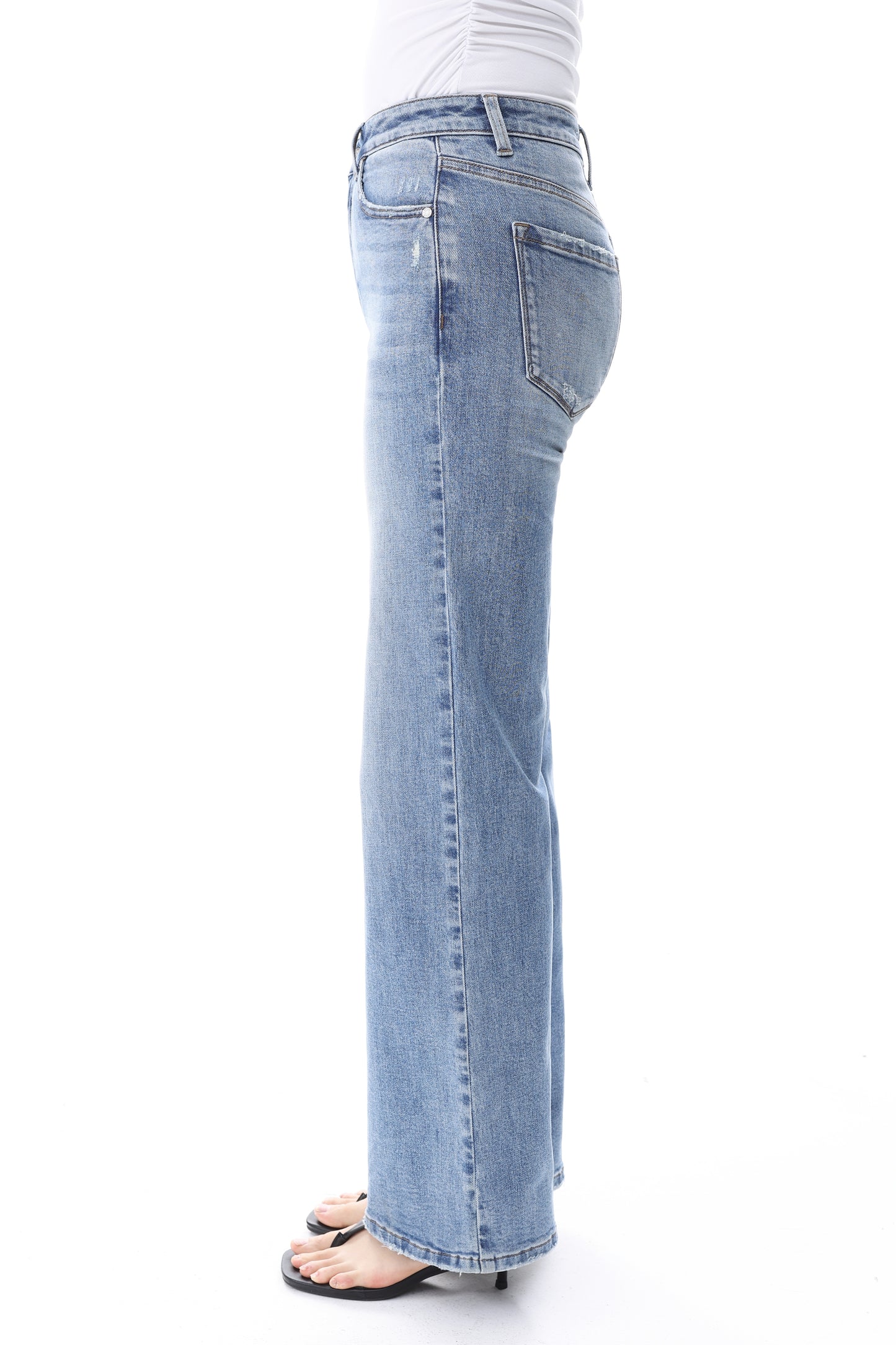 High Rise 90's Full Jeans ESFT630511