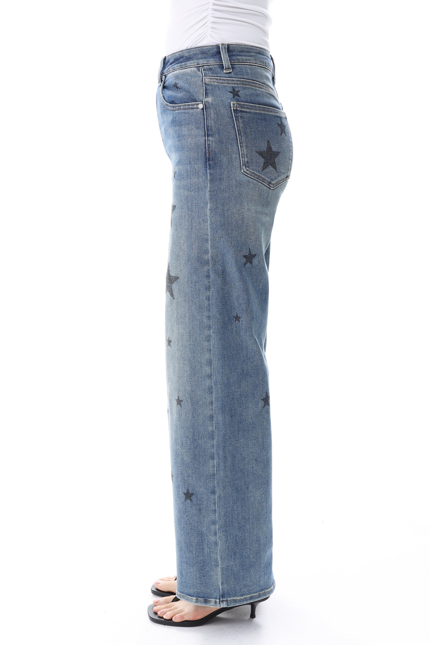 HIGH RISE WIDE LEG FULL JEANS ESFW640838