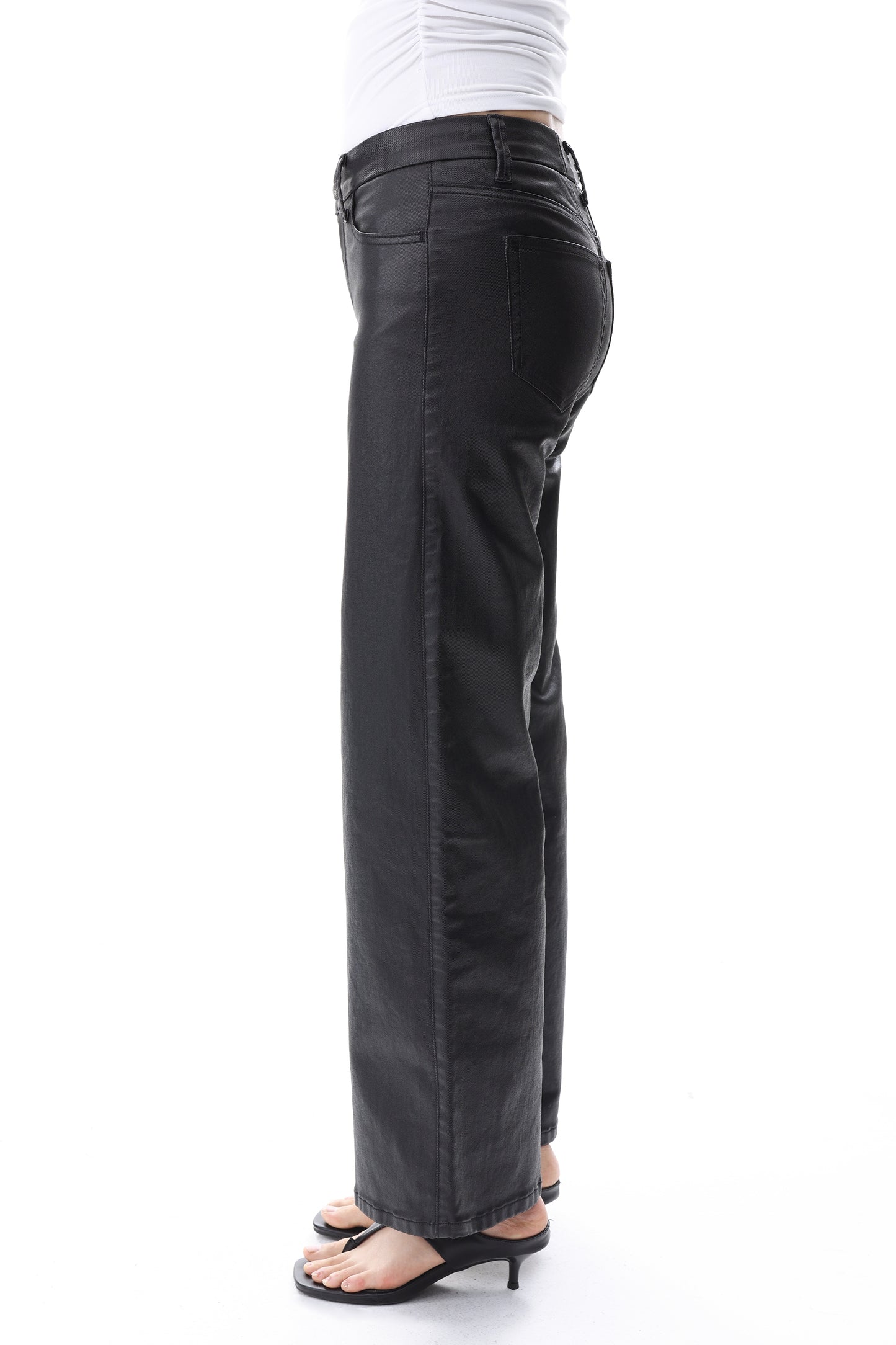 MID RISE WIDE LEG FULL JEANS ESFW640819