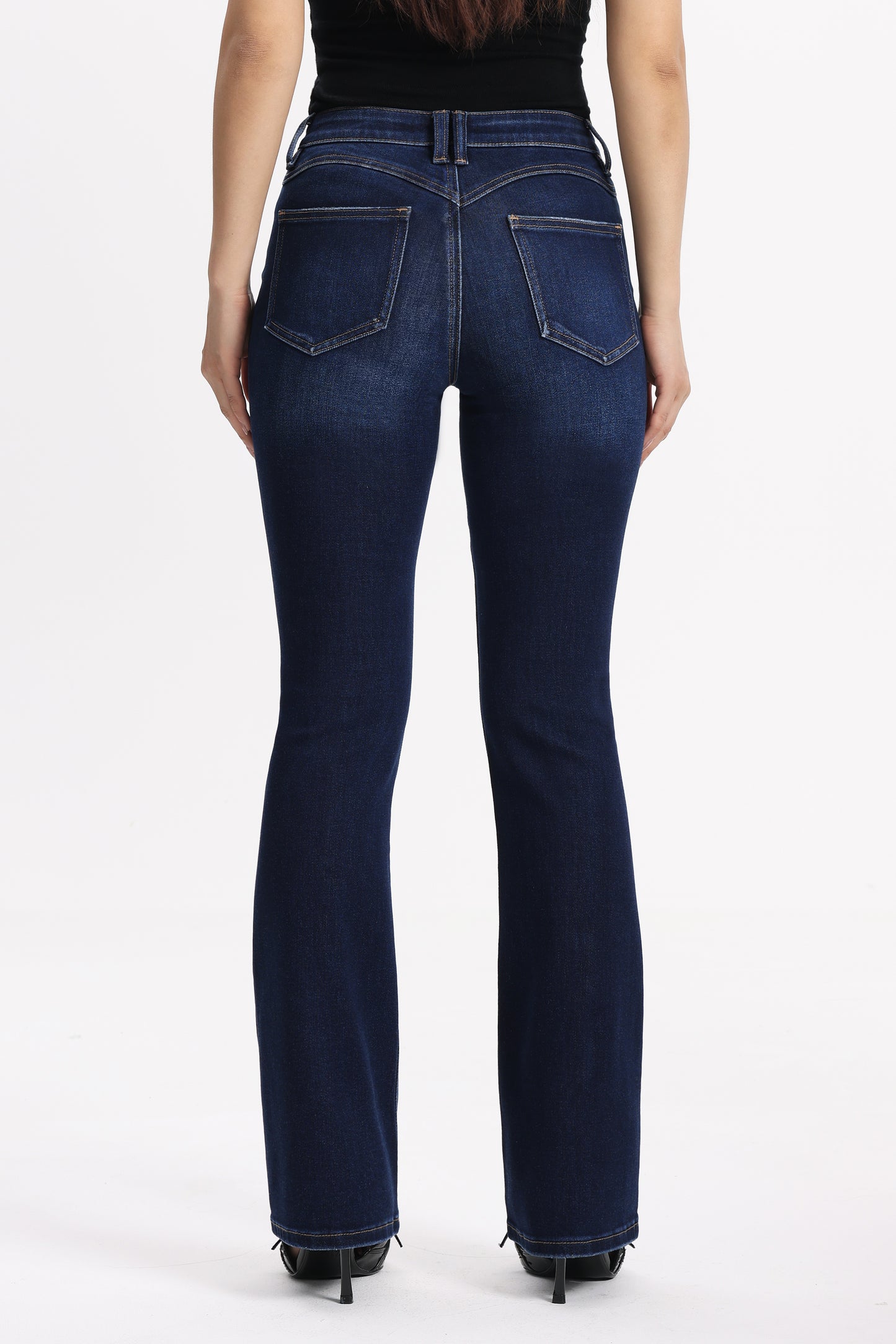 Mid Rise Bootcut Denim Jeans OSF1150