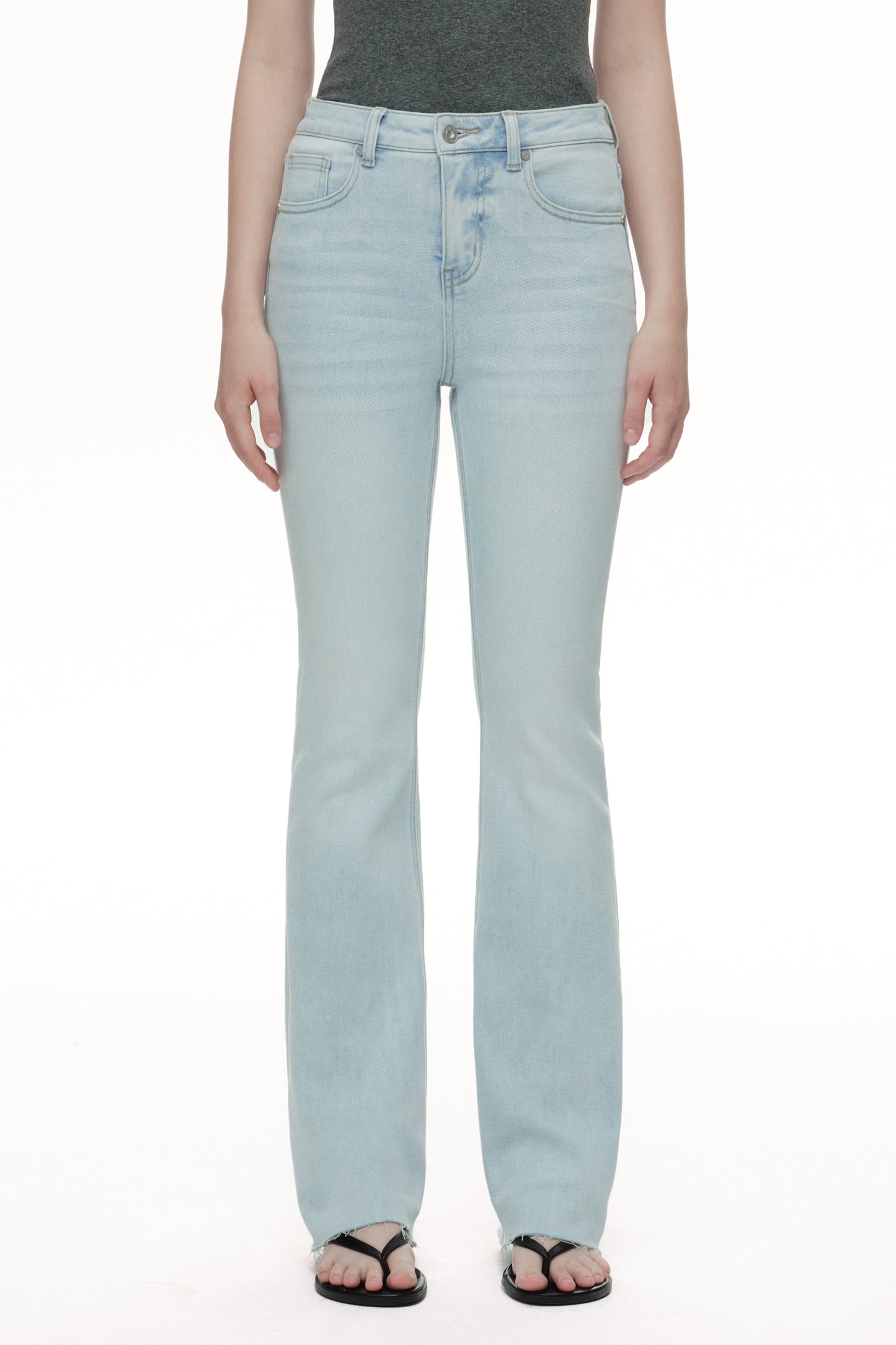 High Rise Bootcut Denim Jeans OSF1149