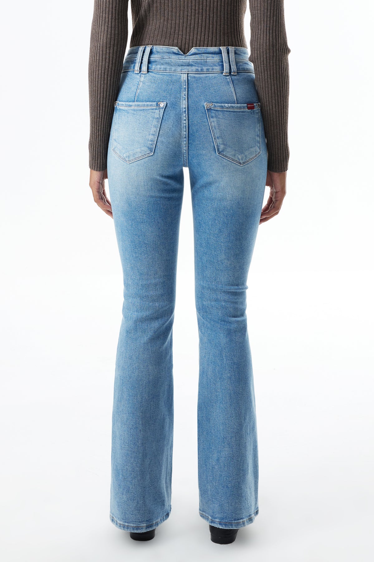 High Rise Bootcut Full Jeans ESFF630104