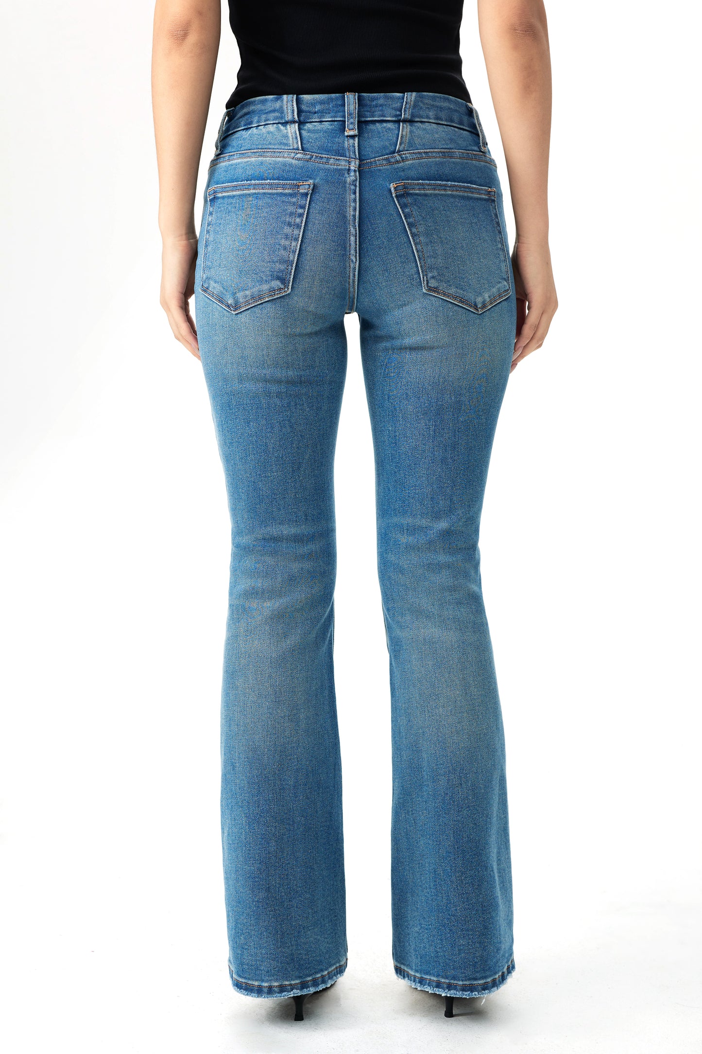 MID RISE BOOTCUT FULL JEANS ESFF630112