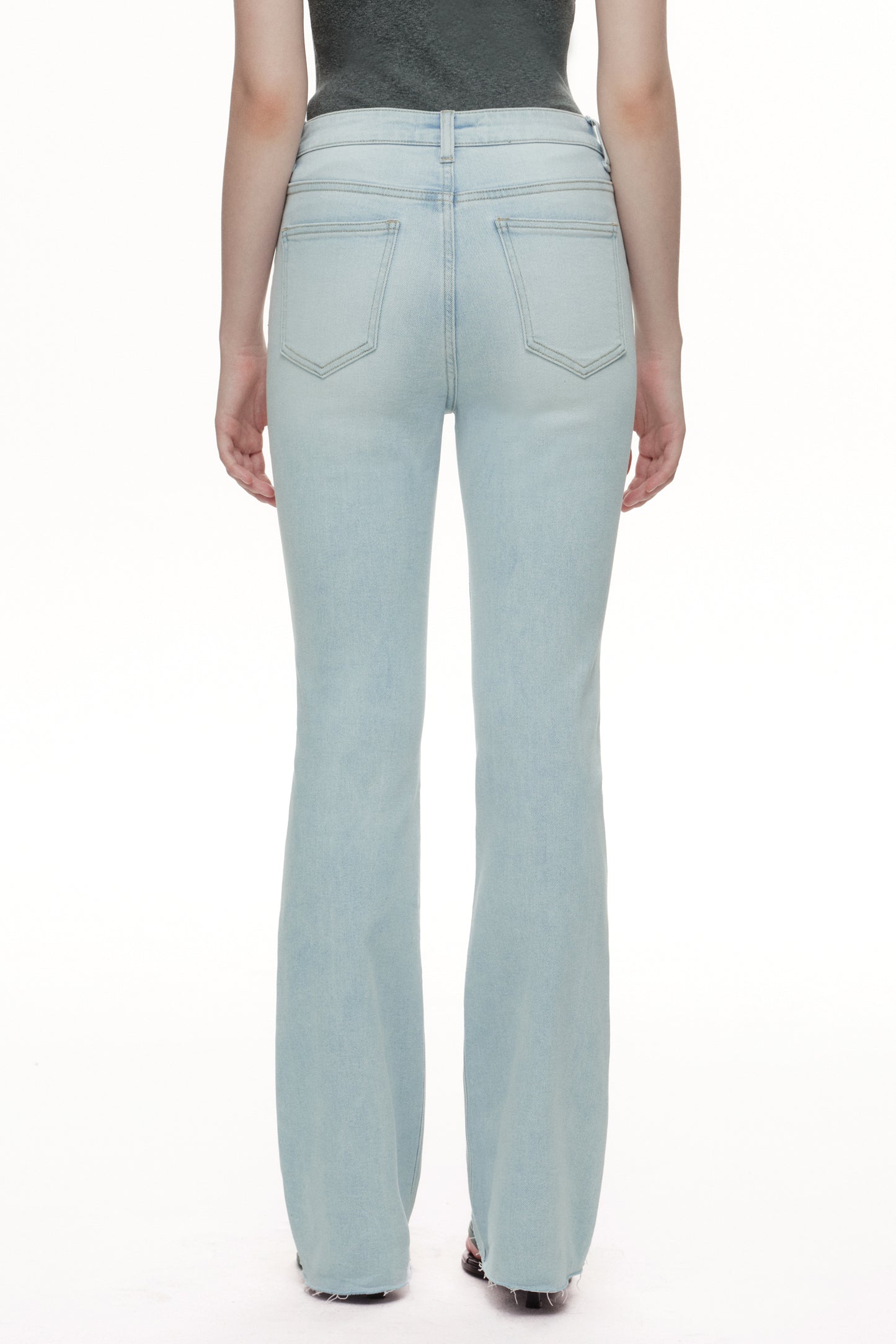 High Rise Bootcut Denim Jeans OSF1149