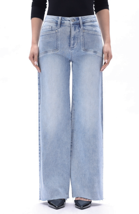 HIGH RISE WIDE LEG FULL JEANS ESFW630826