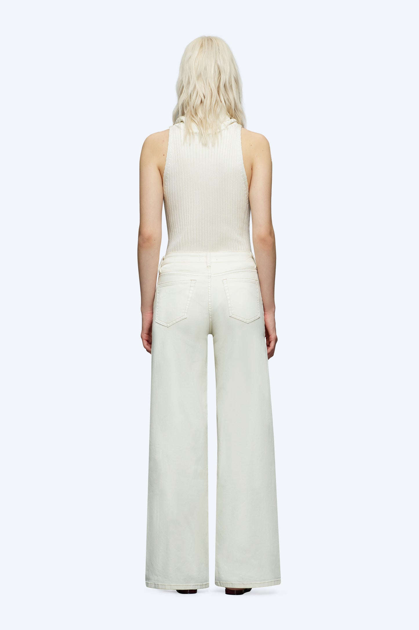 MID RISE BAGGY BBL WIDE LEG DENIM JEANS OSW8001