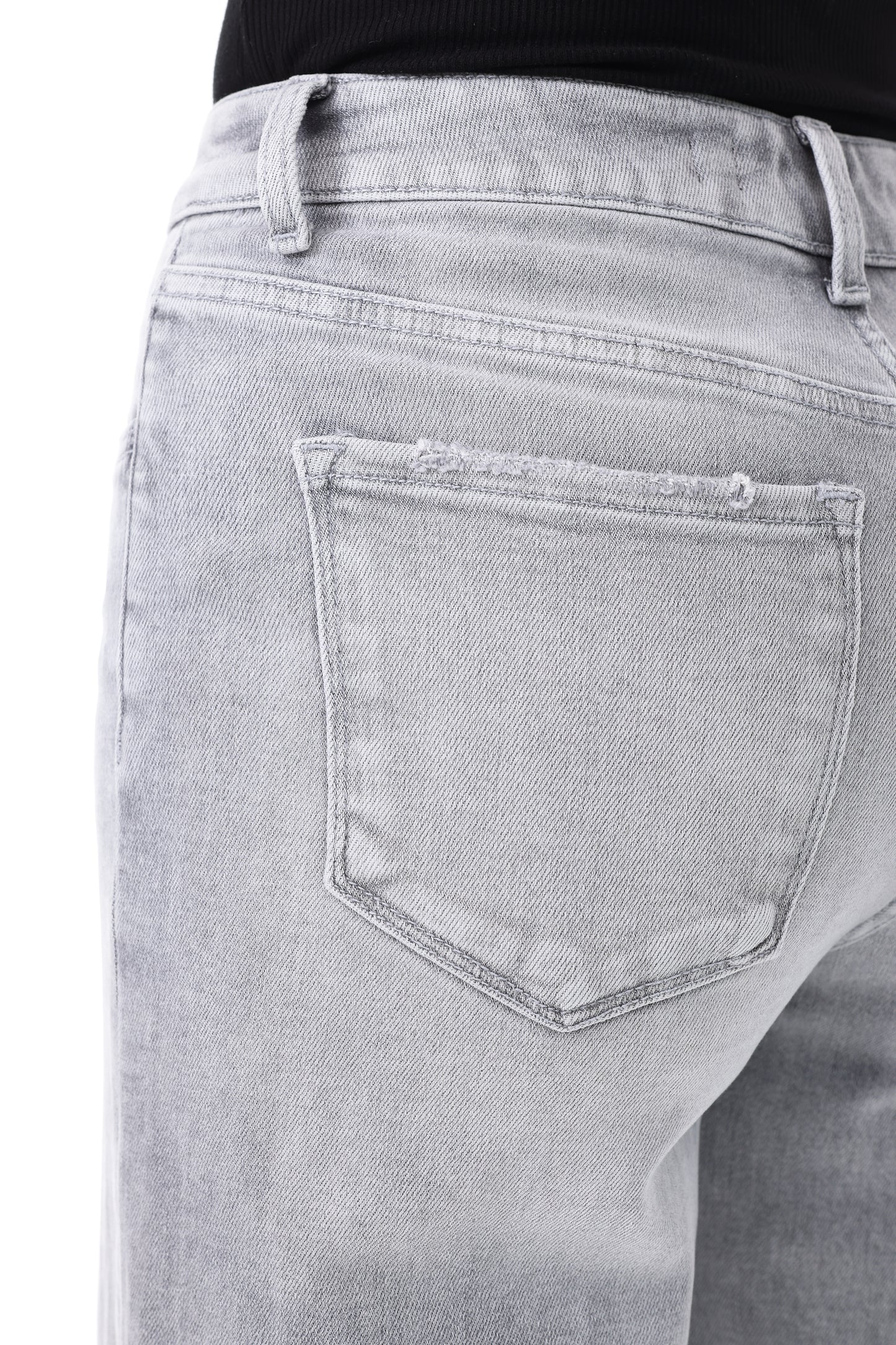 High Rise Wide Leg Full Jeans ESFW620807