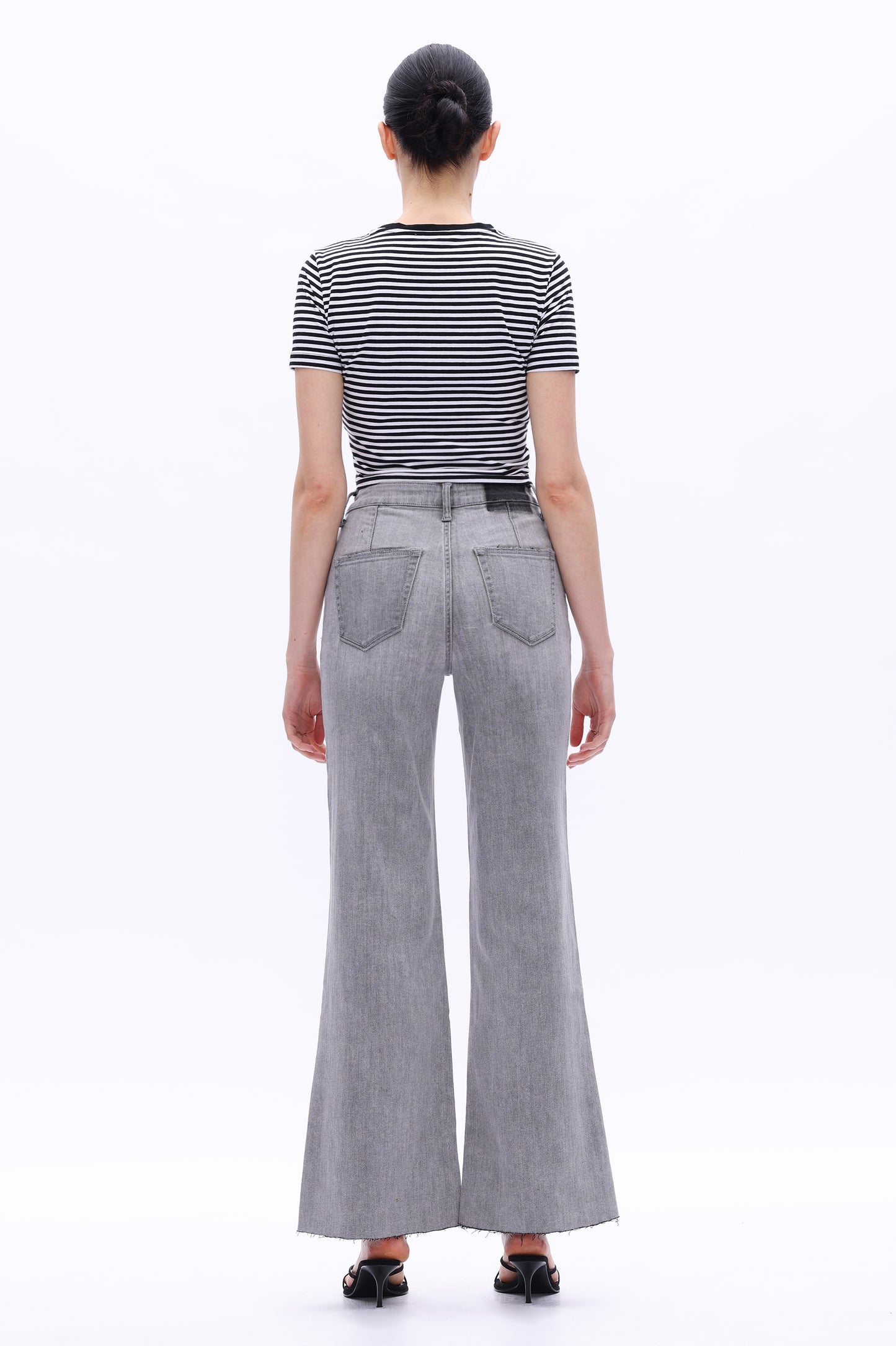 Super High Rise Retro Wide Leg Denim Jeans OSW8101